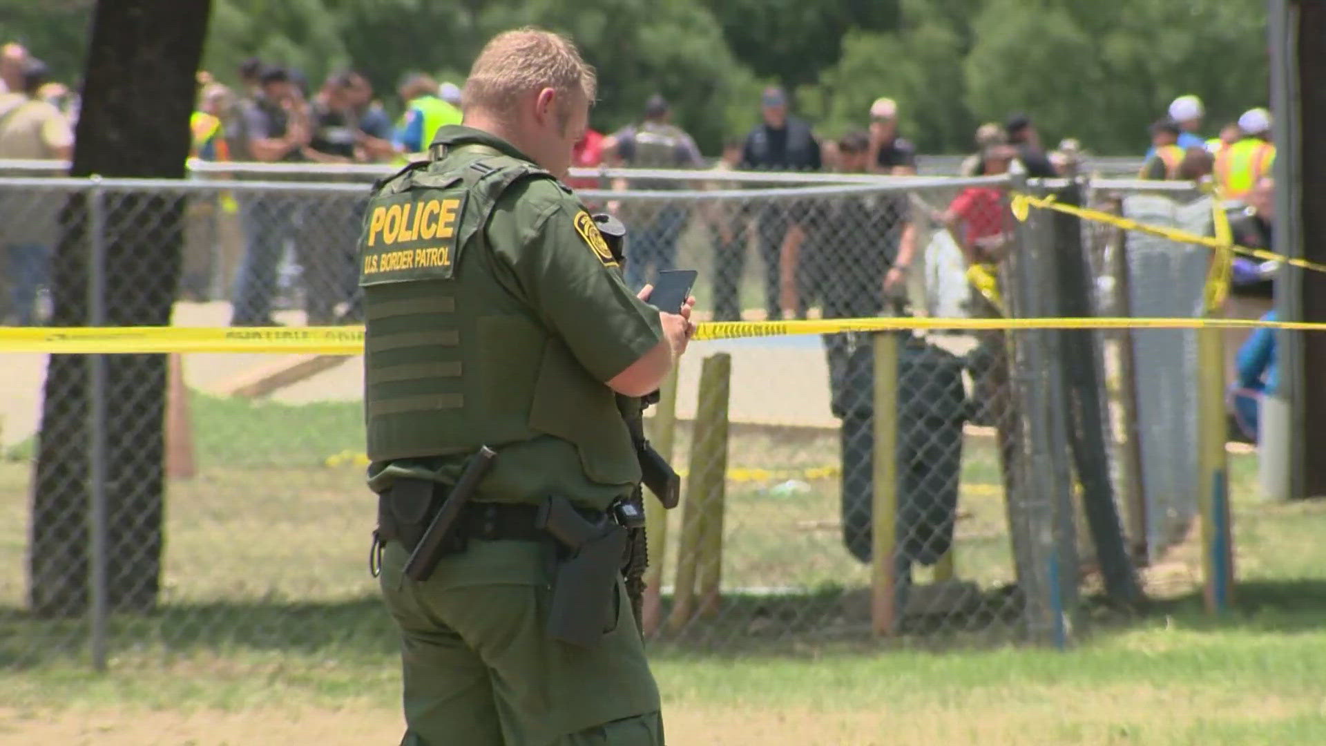 It was ultimately a border patrol team that shot and killed the gunman after a 77-minute delay.