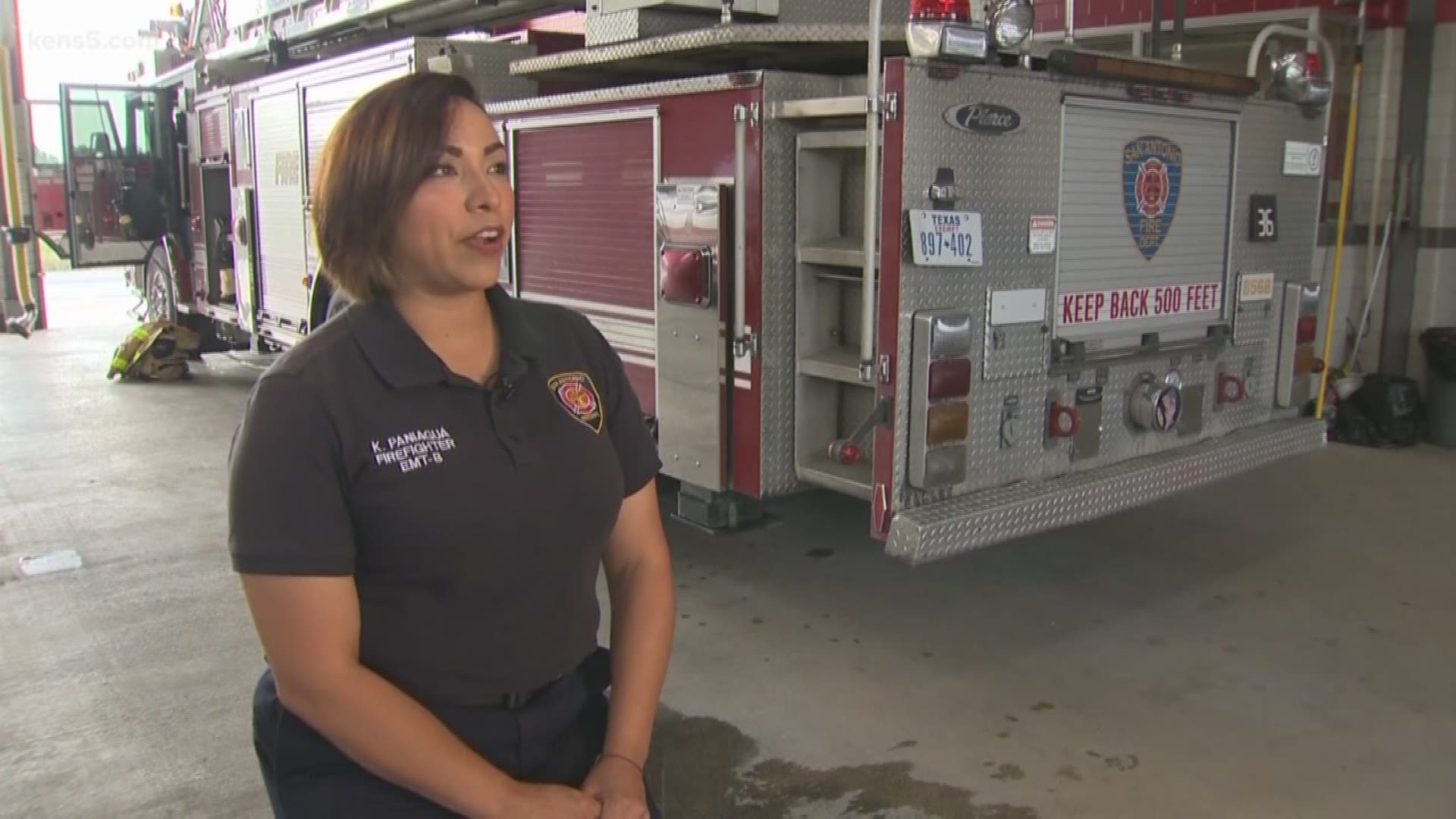 The leading ladies of San Antonio are putting out fires left and right, literally. Audrey Castoreno caught up with one of the women of SAFD's Ladder 36.