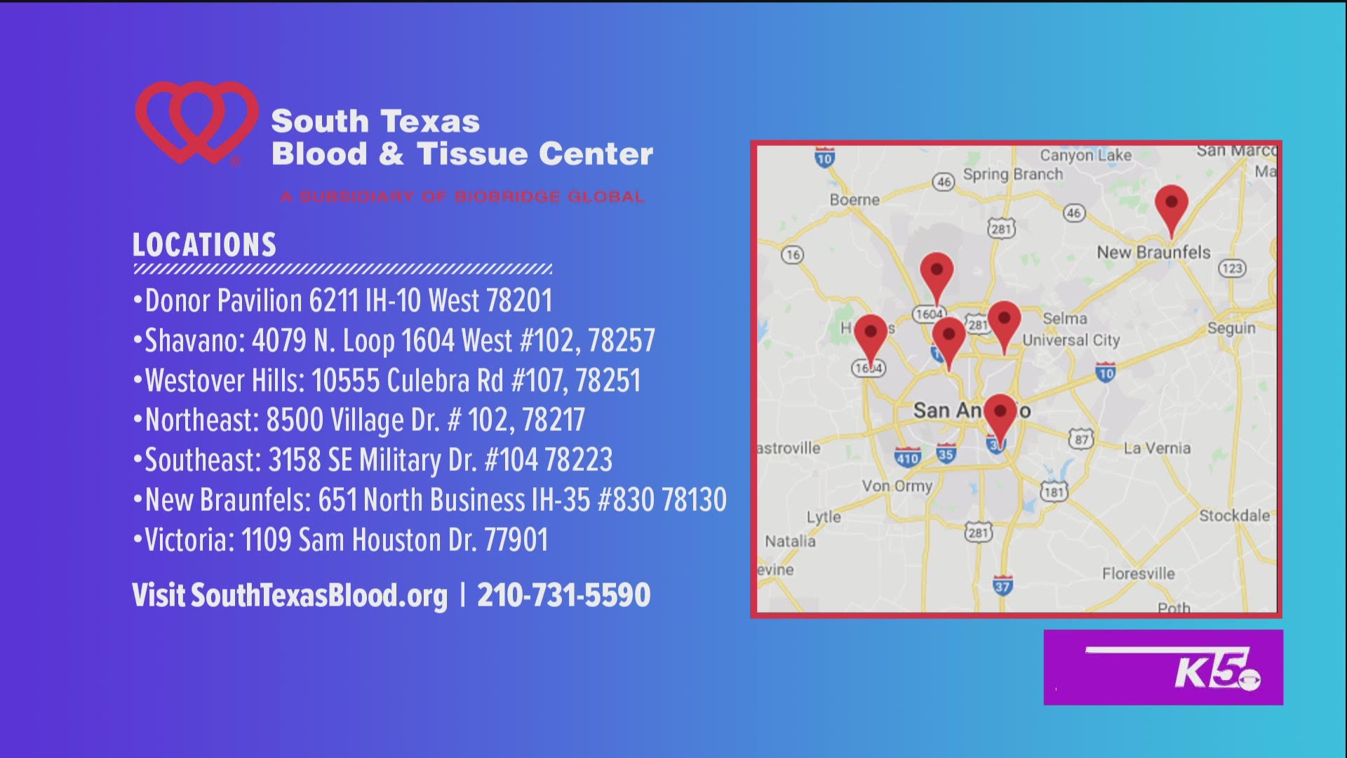 South Texas Blood & Tissue Center needs your donation this holiday season.