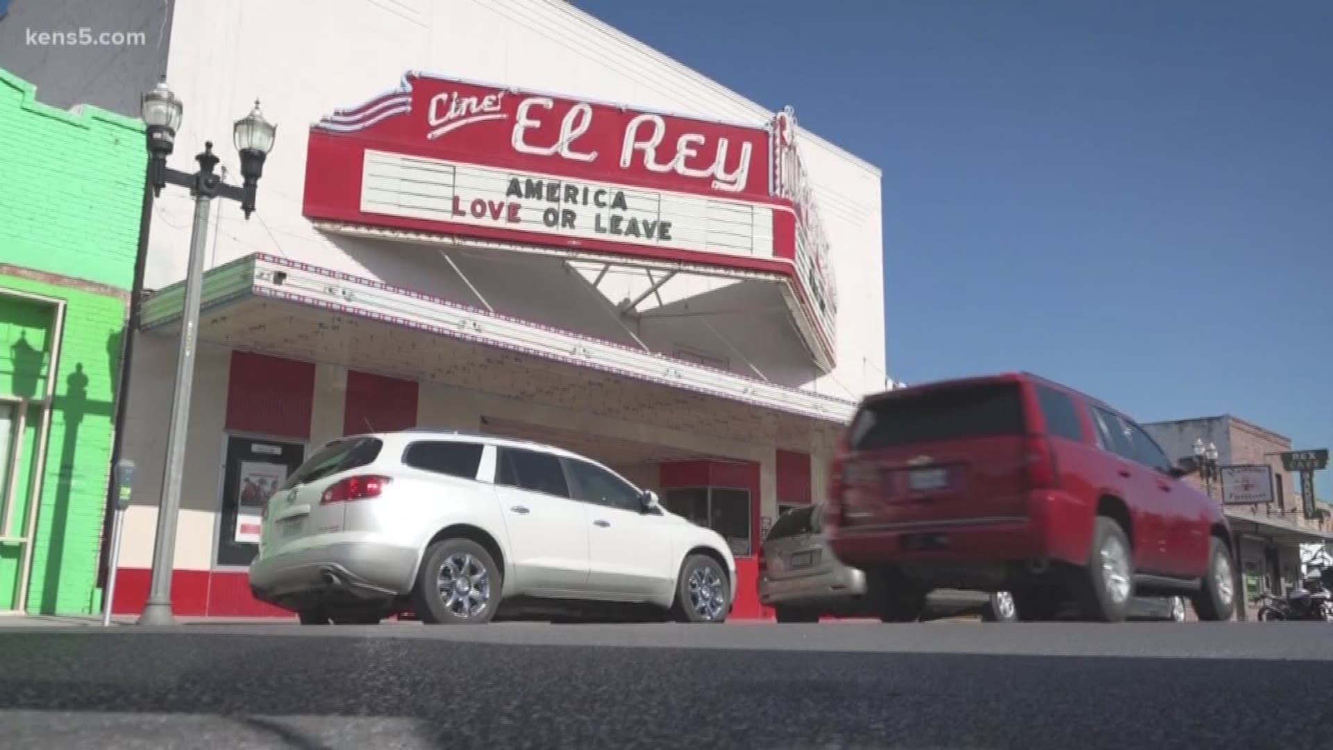 "I believe in the power of art," said Bert Guerra, owner of the Cine El Rey in McAllen, Texas.