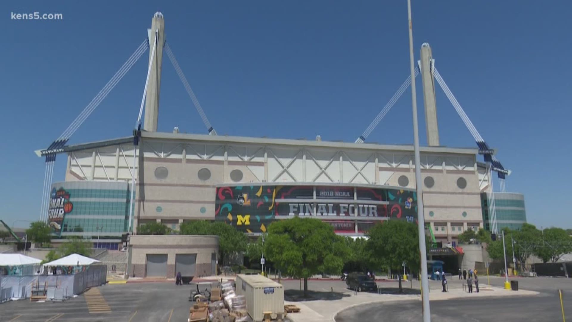 Monday's high-profile game was the culmination of a four-day event requiring intense security on the streets and behind the scenes here in San Antonio. Eyewitness news reporter Adi Guajardo has more.