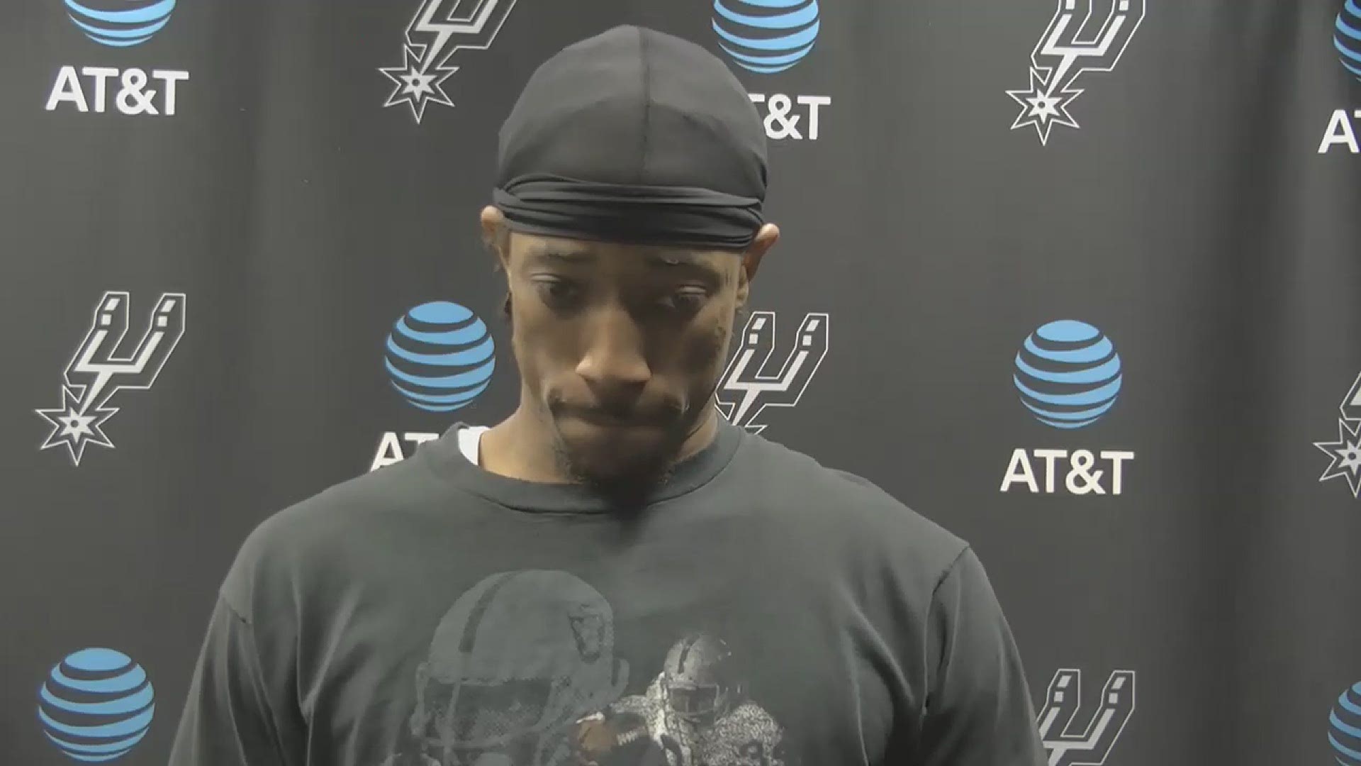DeRozan said the Spurs never found a rhythm, and never found a way to break the rhythm that Memphis had.