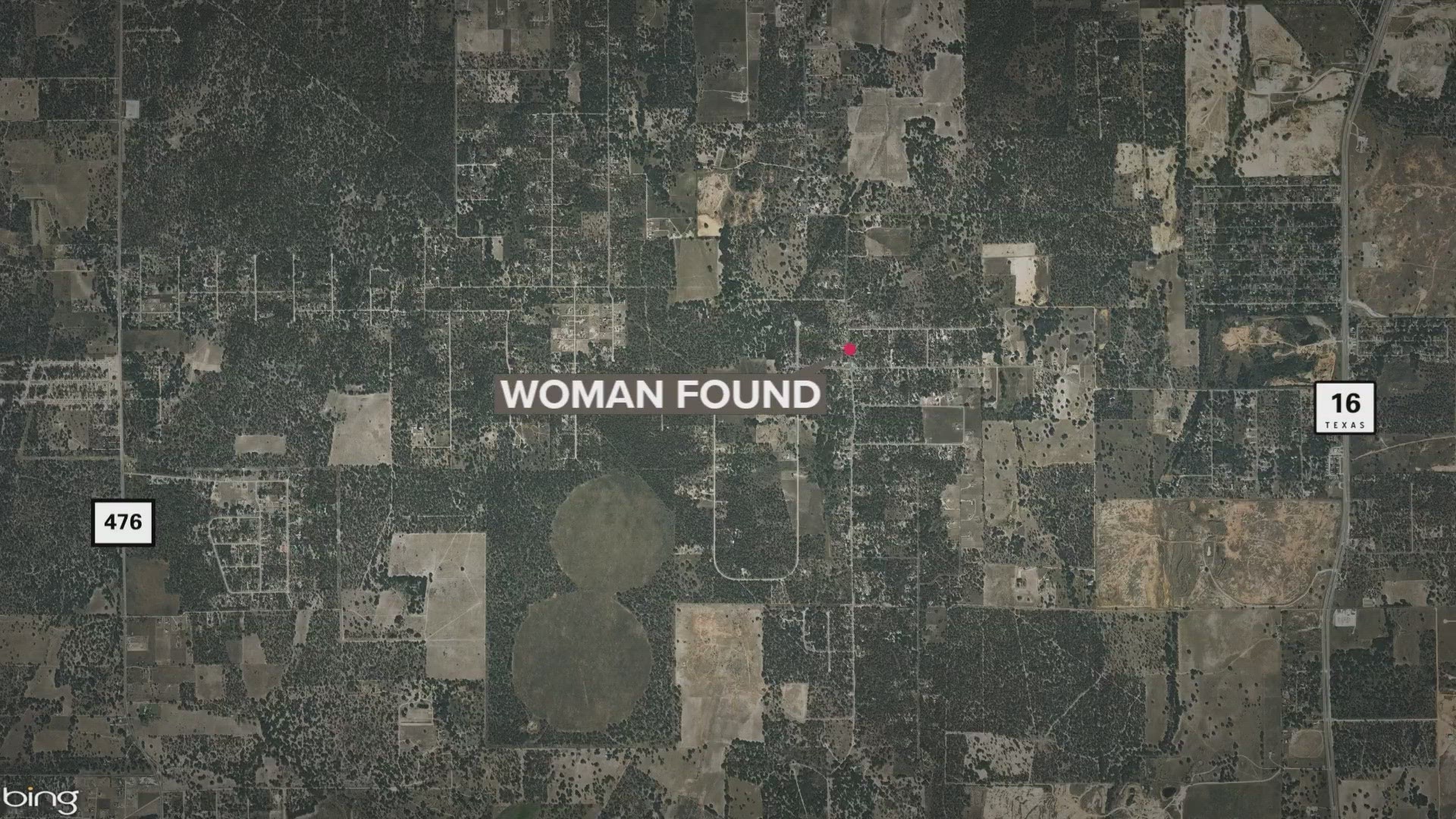 Authorities say they're now searching for who dumped her.