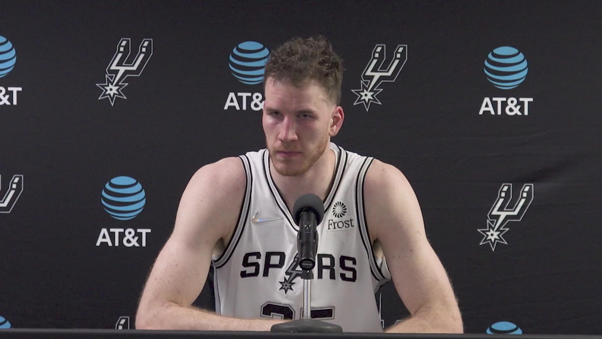 "I try to do a lot of the little things for the team. I try to be a back anchor on defense. I try to crash offensively every chance that I get," the big man said.