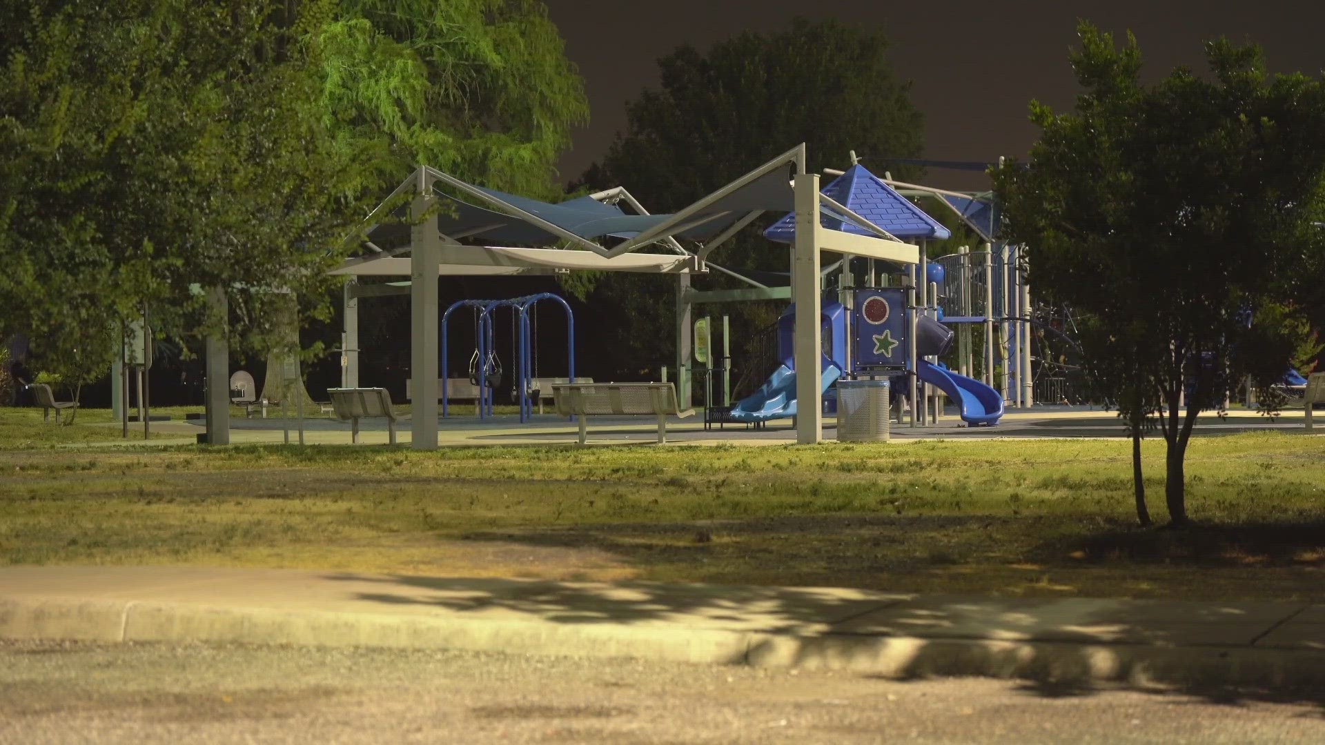 Police found evidence of the shooting near a playground at an area park.