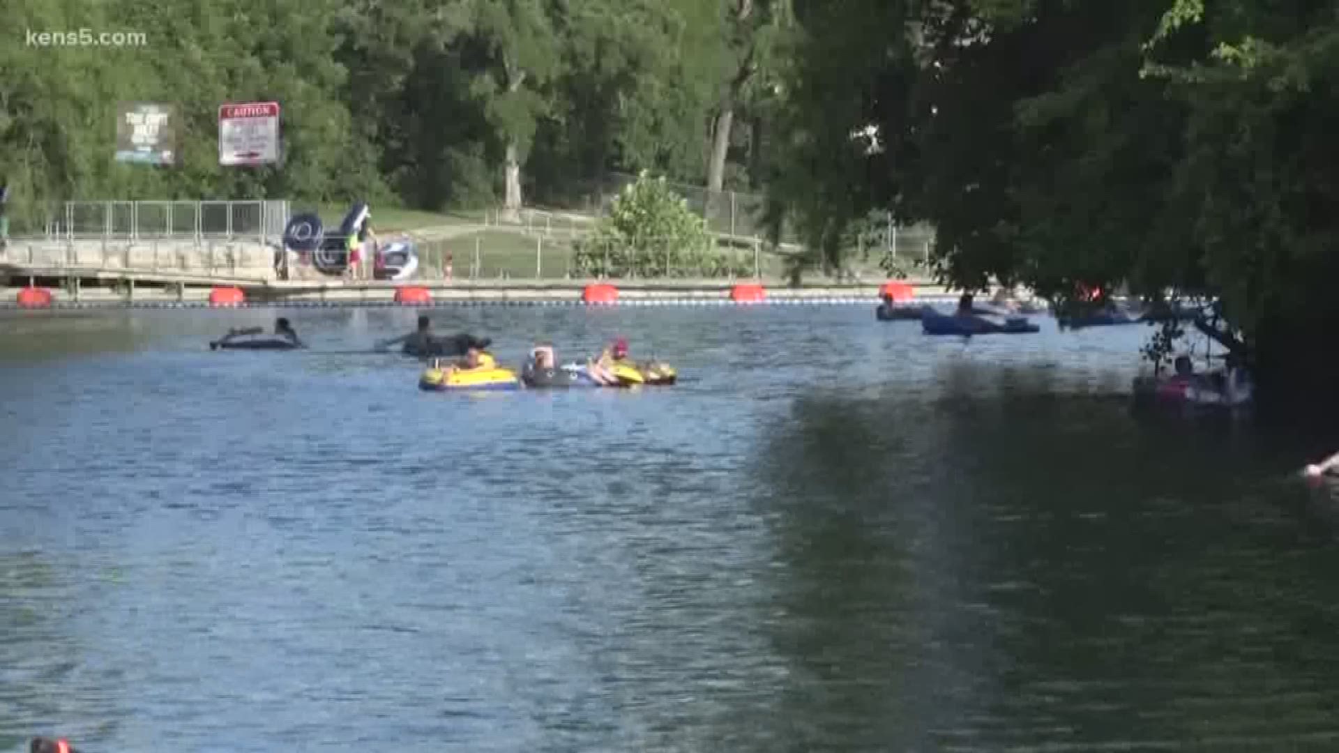 The Comal River in New Braunfels is a popular place to keep cool this summer. Leah Durain met a group who spent time there making sure it's clean for everyone to enjoy.