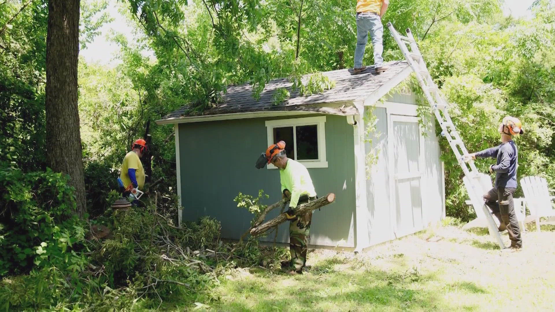 Disaster relief groups are helping the communities clean up and rebuild the area.