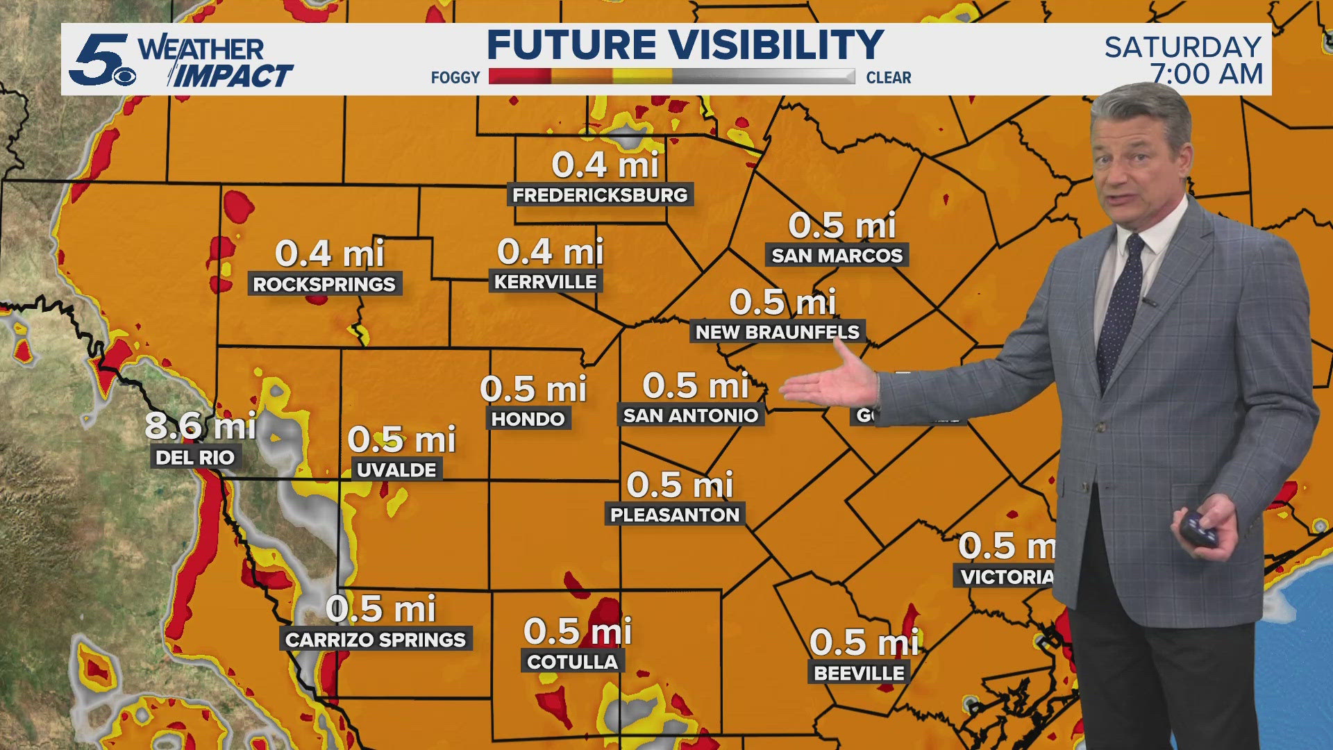 Gloomy, drizzly conditions for next couple days in San Antonio | KENS 5 ...