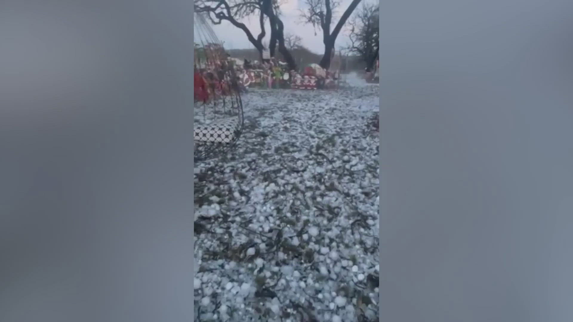Severe storms bring reported tornado, large hail to areas west of San ...