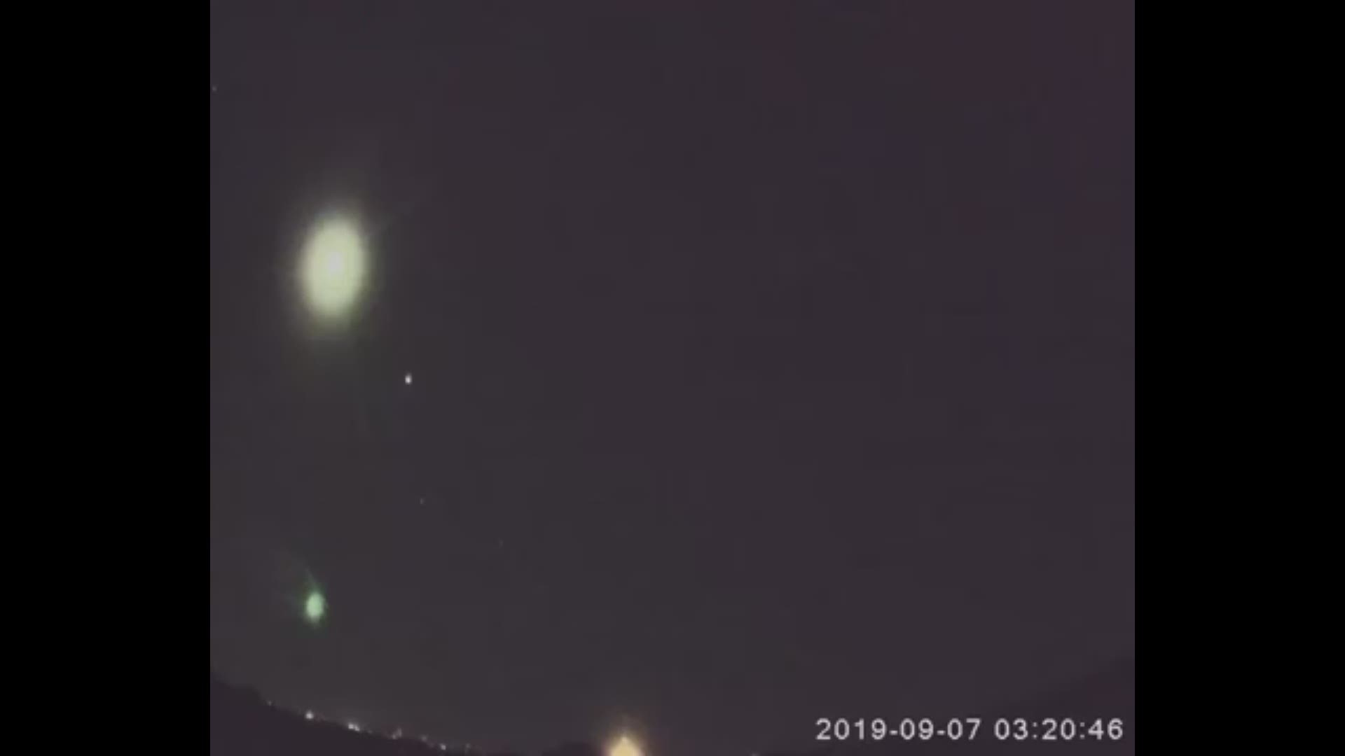 A meteor was spotted streaking across the Central Texas sky over the weekend.