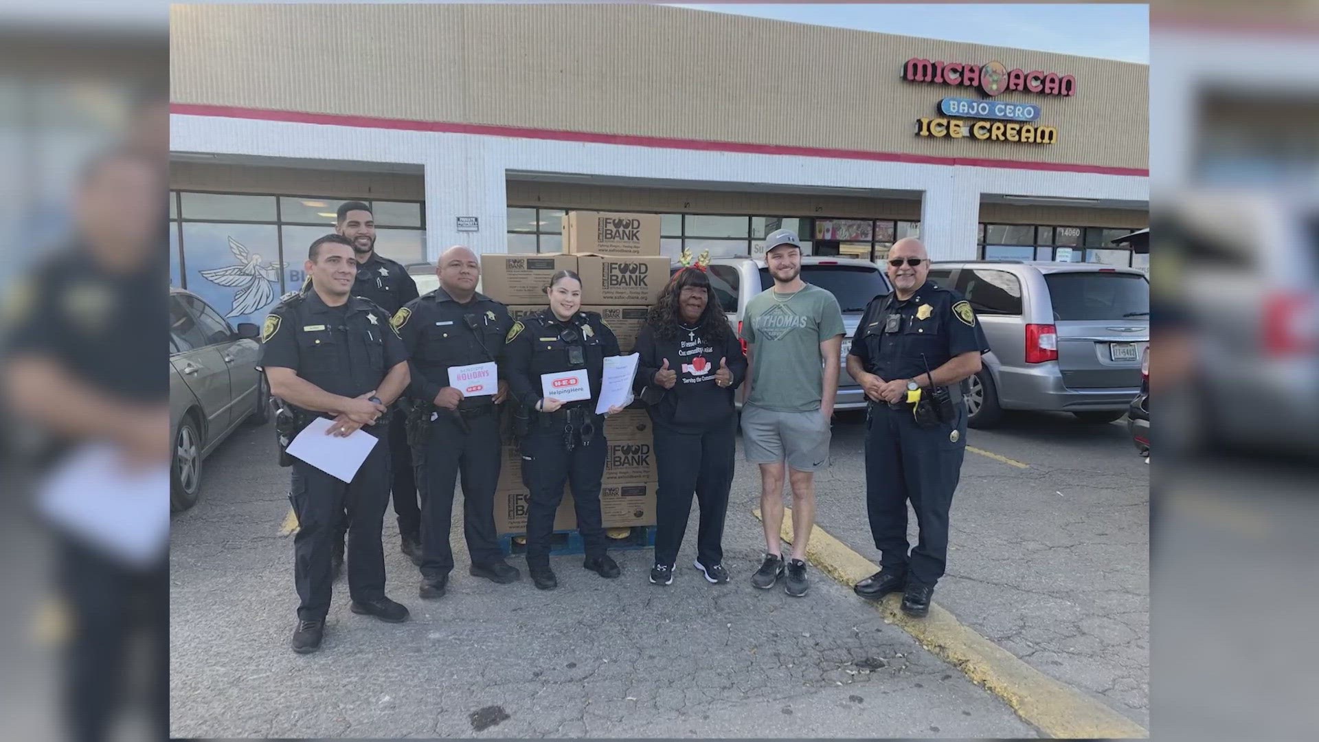 Pleas for volunteers and help were answered by Bexar County Constable Kat Brown and her deputies.