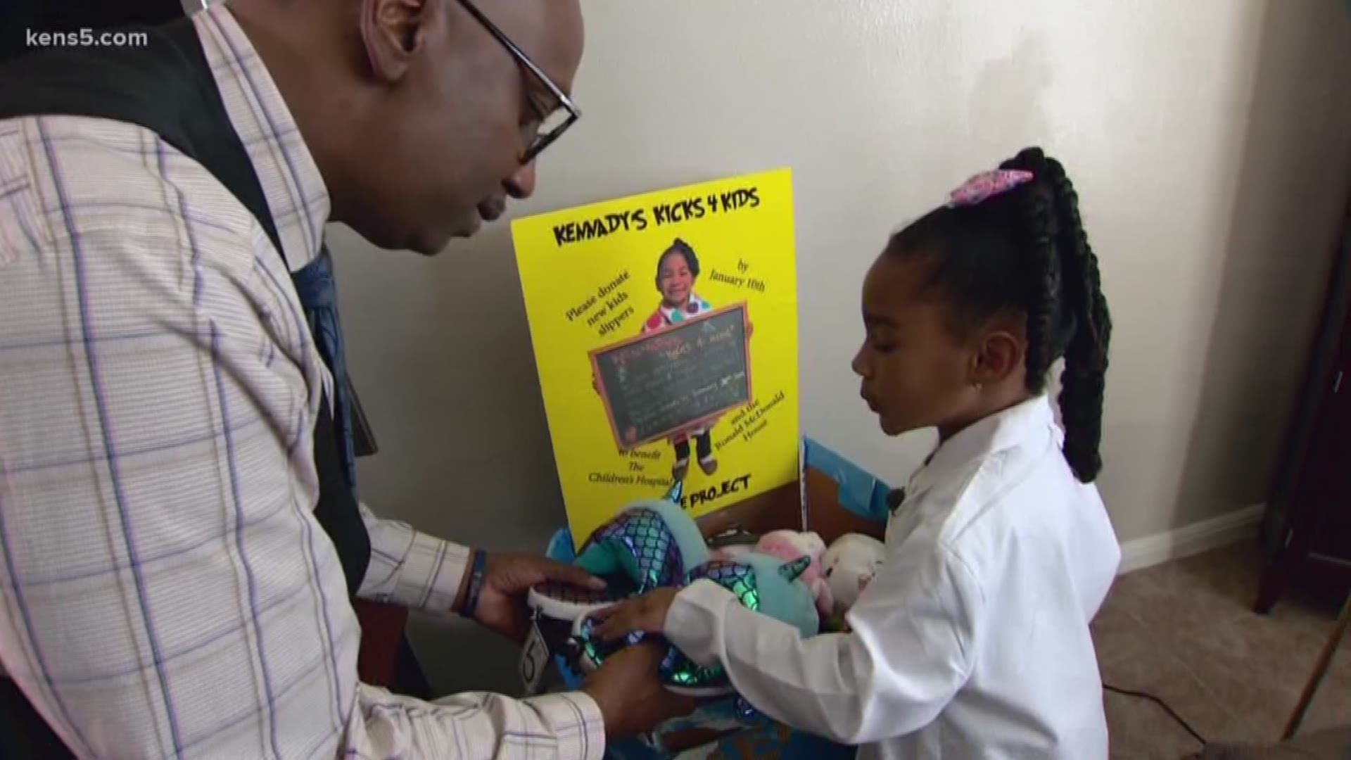 In this week's "Kids Who Make SA Great," we meet Kennady Franklin, a six-year-old who wants to make hospital stays for kids more comfortable.