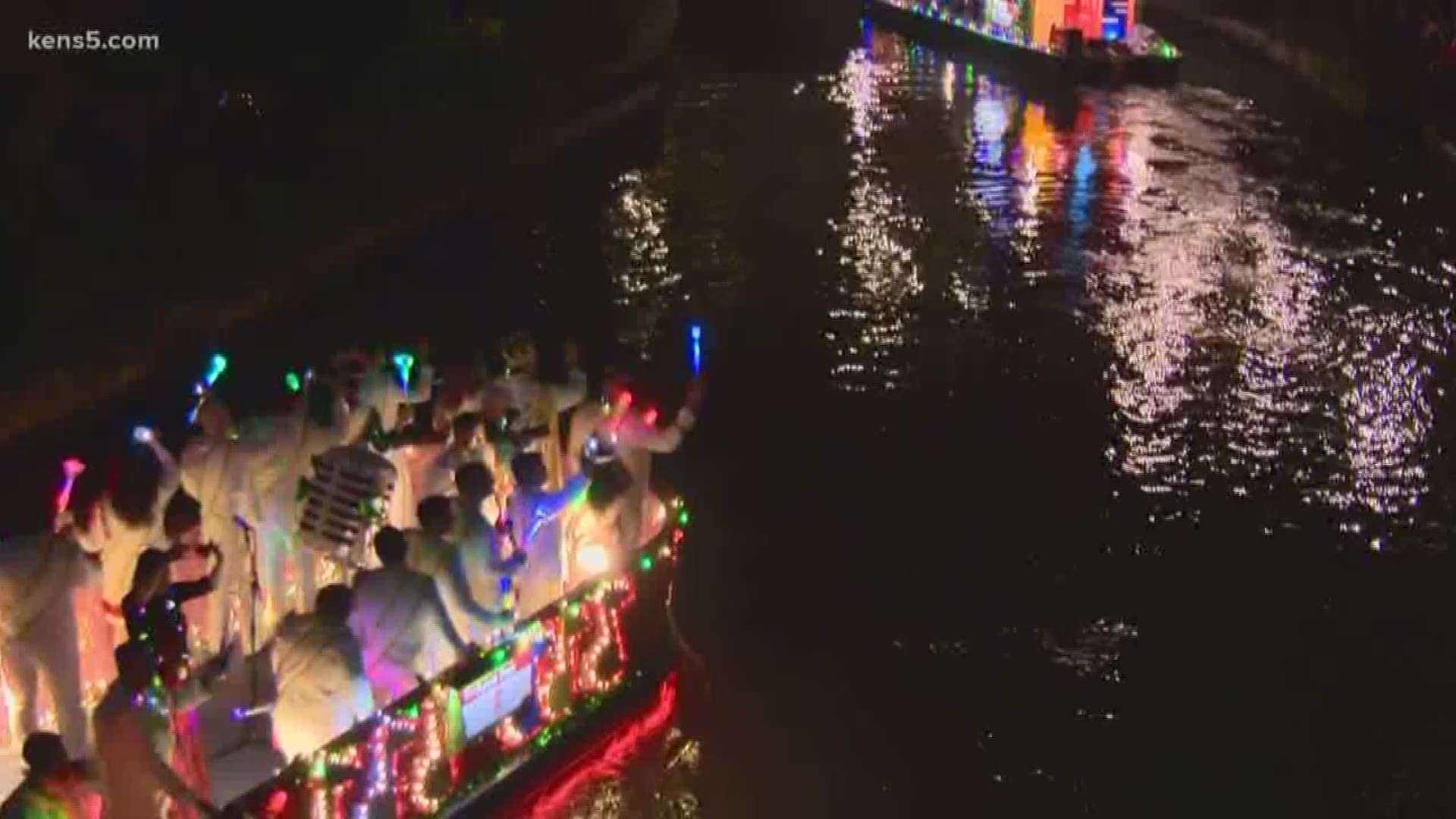 The lights, music, floats and families were aplenty at this year's parade, despite the muggy weather.