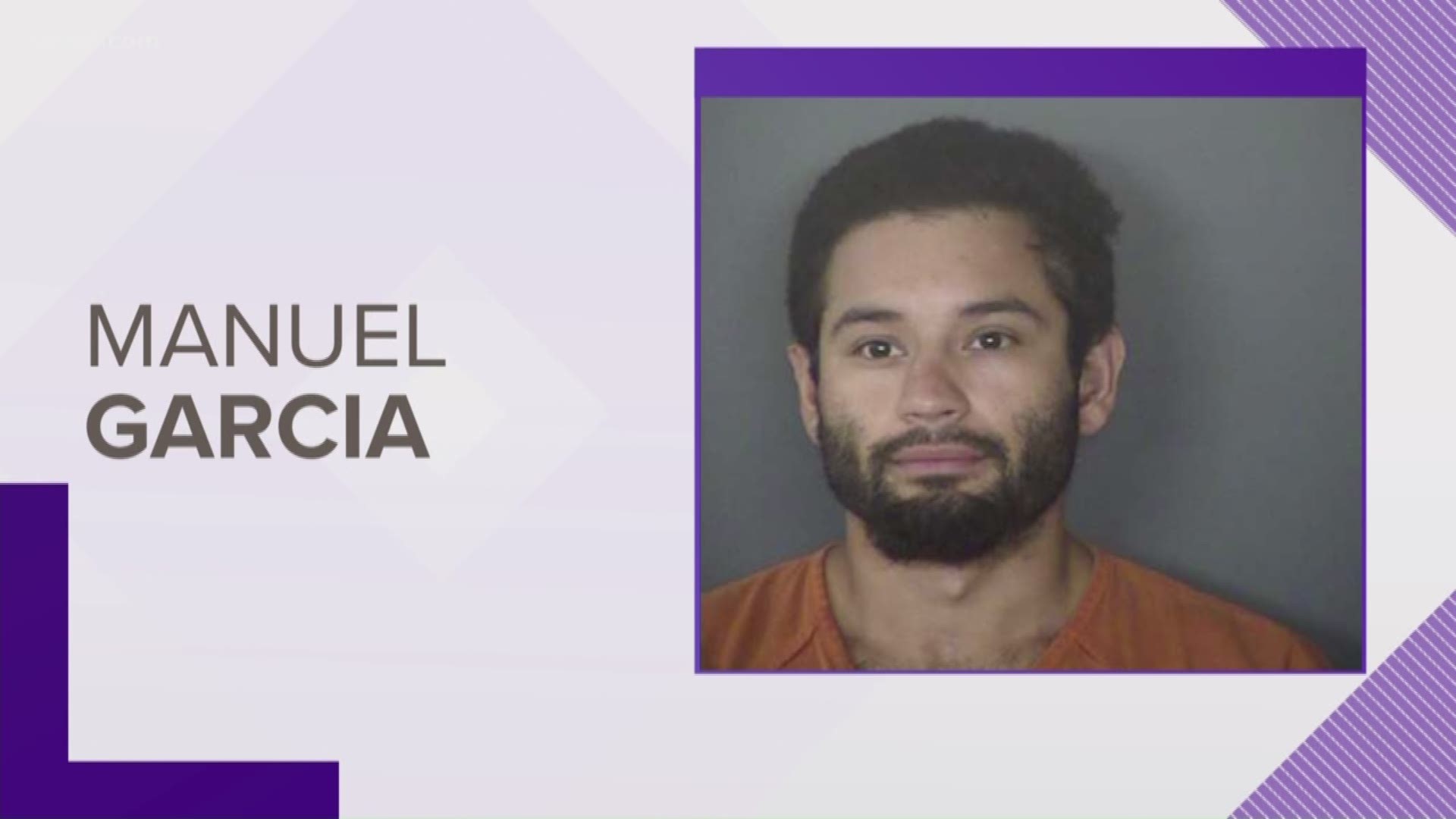 Manuel Jaime Garcia is accused of leading a deputy on a chase back in march on Highway 281 south. At one point he pulled into an apartment complex on Roosevelt and started running. While running, he took off his clothes.