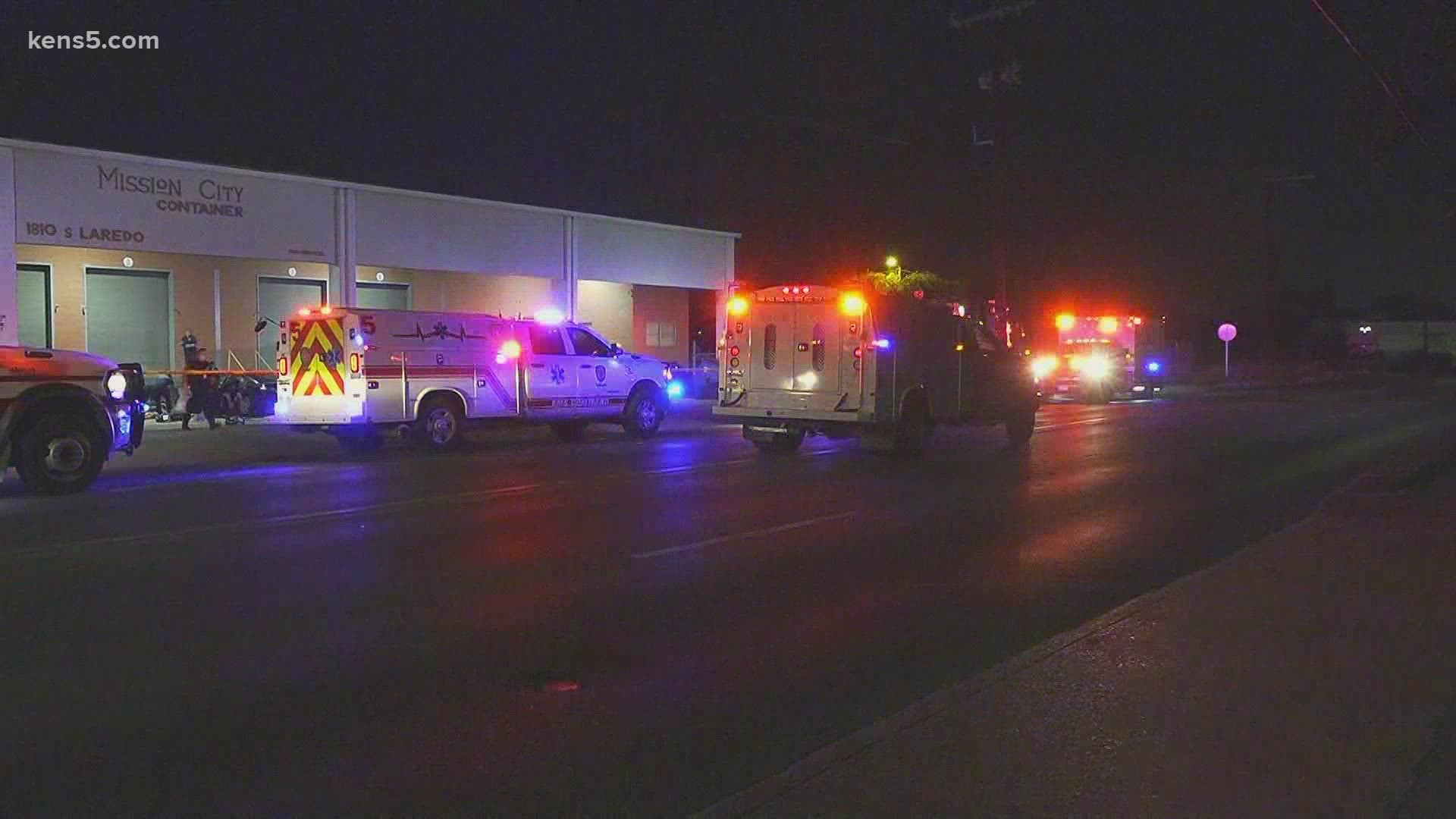 Police said a 27-year-old woman was pronounced dead at the scene after she crashed into loading docks. Police said it is unclear what caused the crash.
