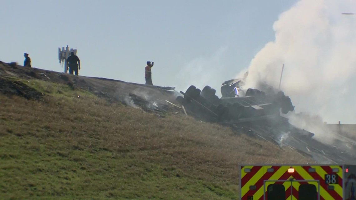 One person believed to be dead after 18-wheeler flips, catches on fire ...