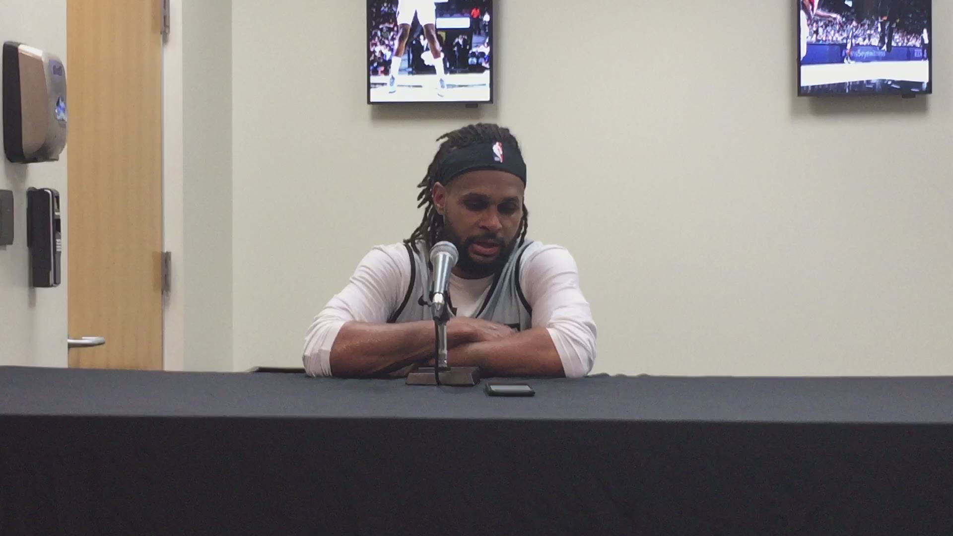 Spurs guard Patty Mills on the NBA's preventive measures against the coronavirus
