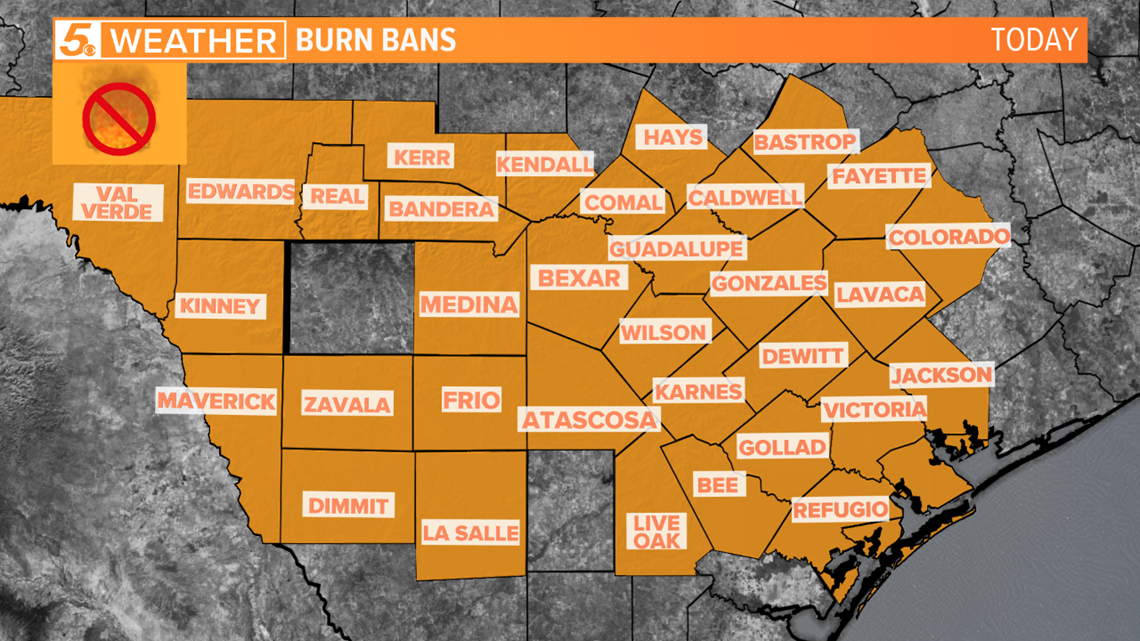 Burn Bans Continue Across Much Of South Texas | Kens5.com