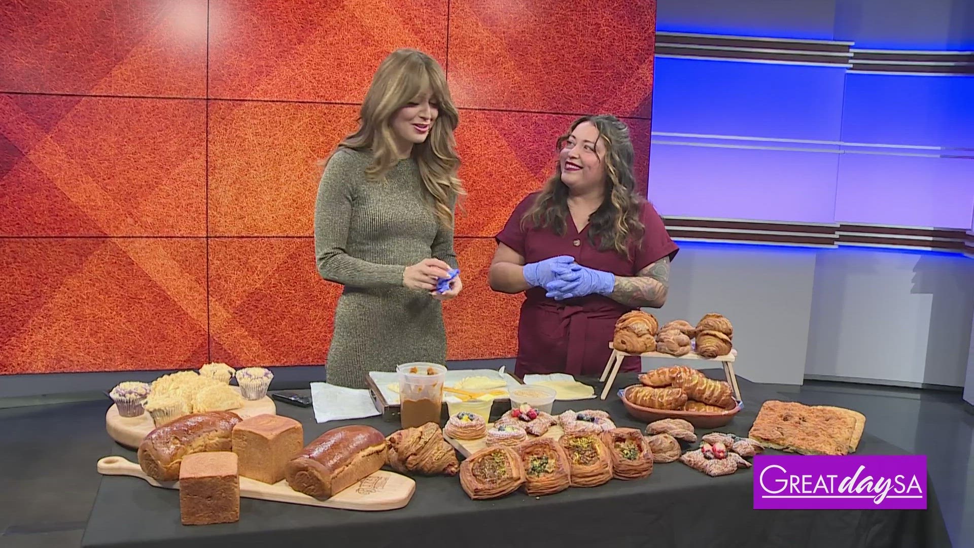 Chef Grecia Ramos shares her delicious bakery & shows Roma how to make yummy Empanadas.