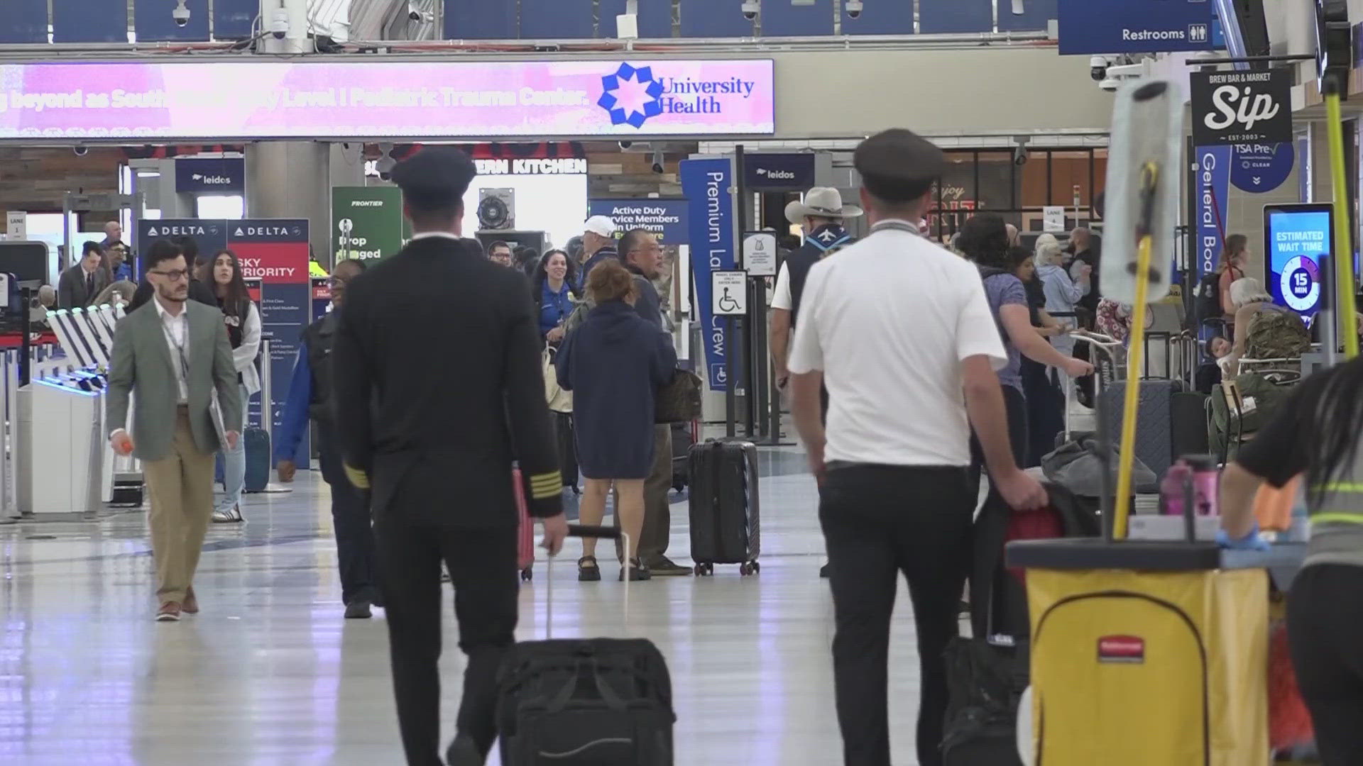 San Antonio International Airport sees minimal disruptions amid federal ...