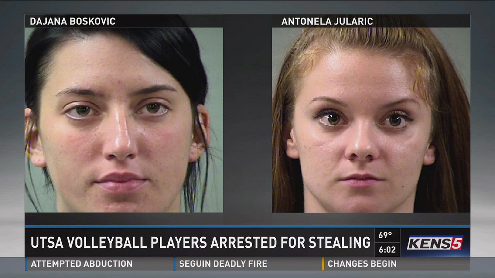 UTSA volleyball players arrested for stealing