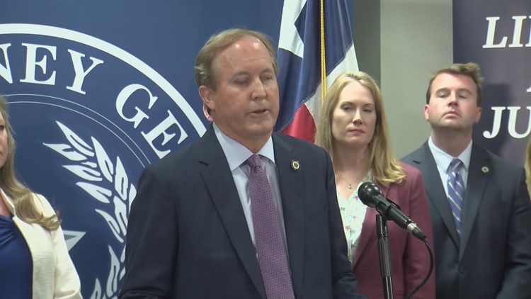 Texas Attorney General Ken Paxton asks supporters to peacefully rally to protest vote to impeach