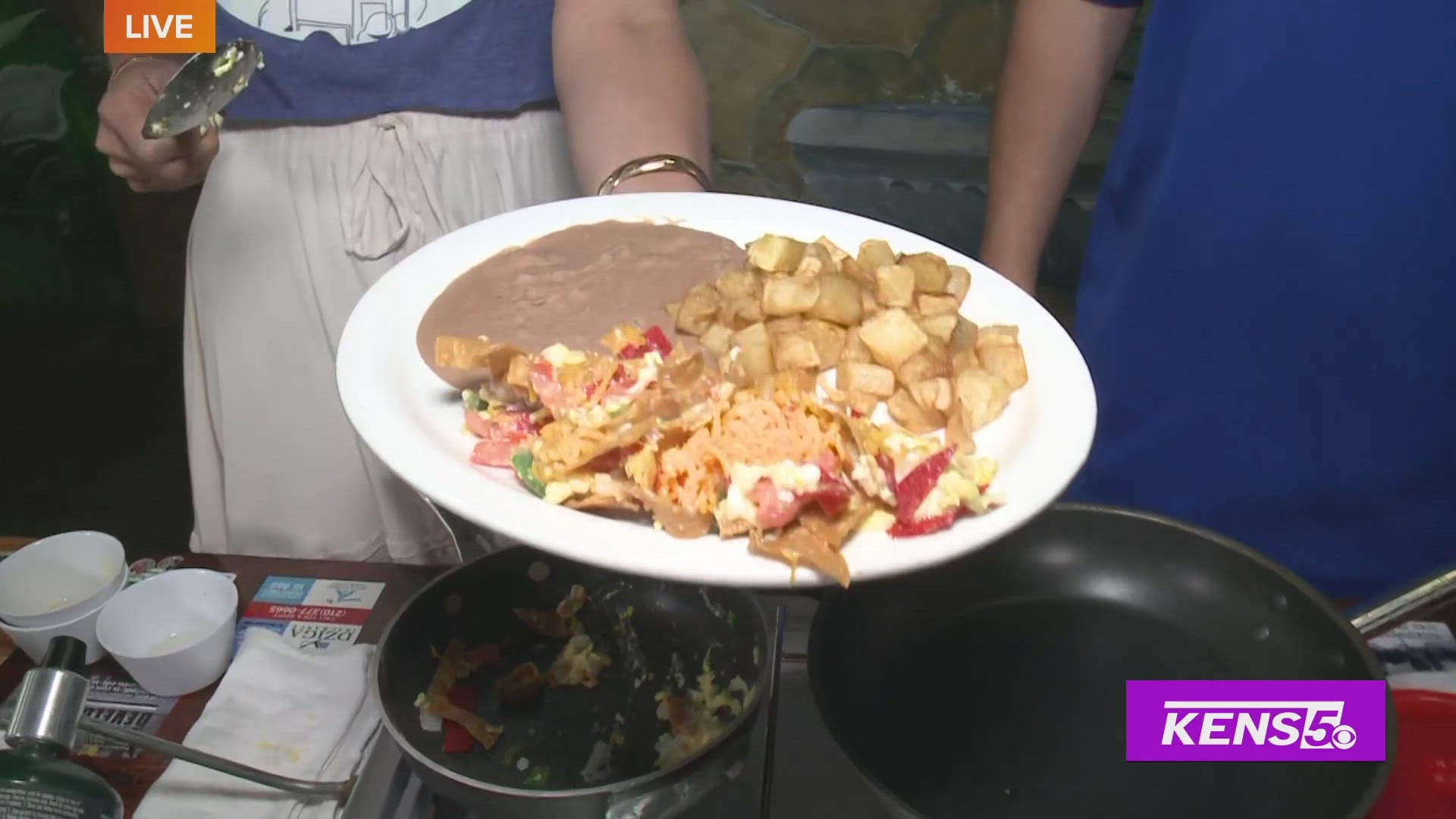 Roma is back at Pete's Tako House to help cook up some delicious chilaquiles.