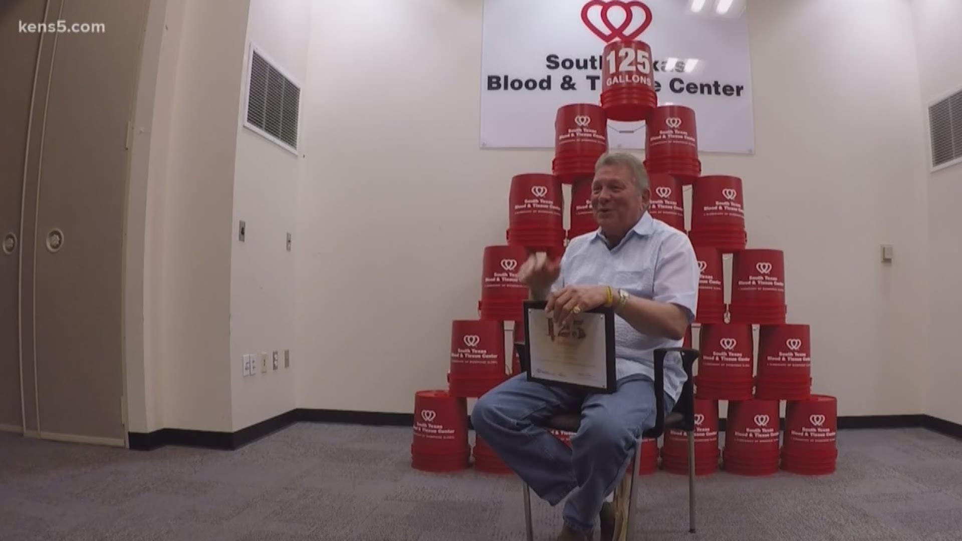 For the last 25 years, this Texas man regularly donated blood. At 75 years of age, he celebrated a major milestone in his charitable habit.