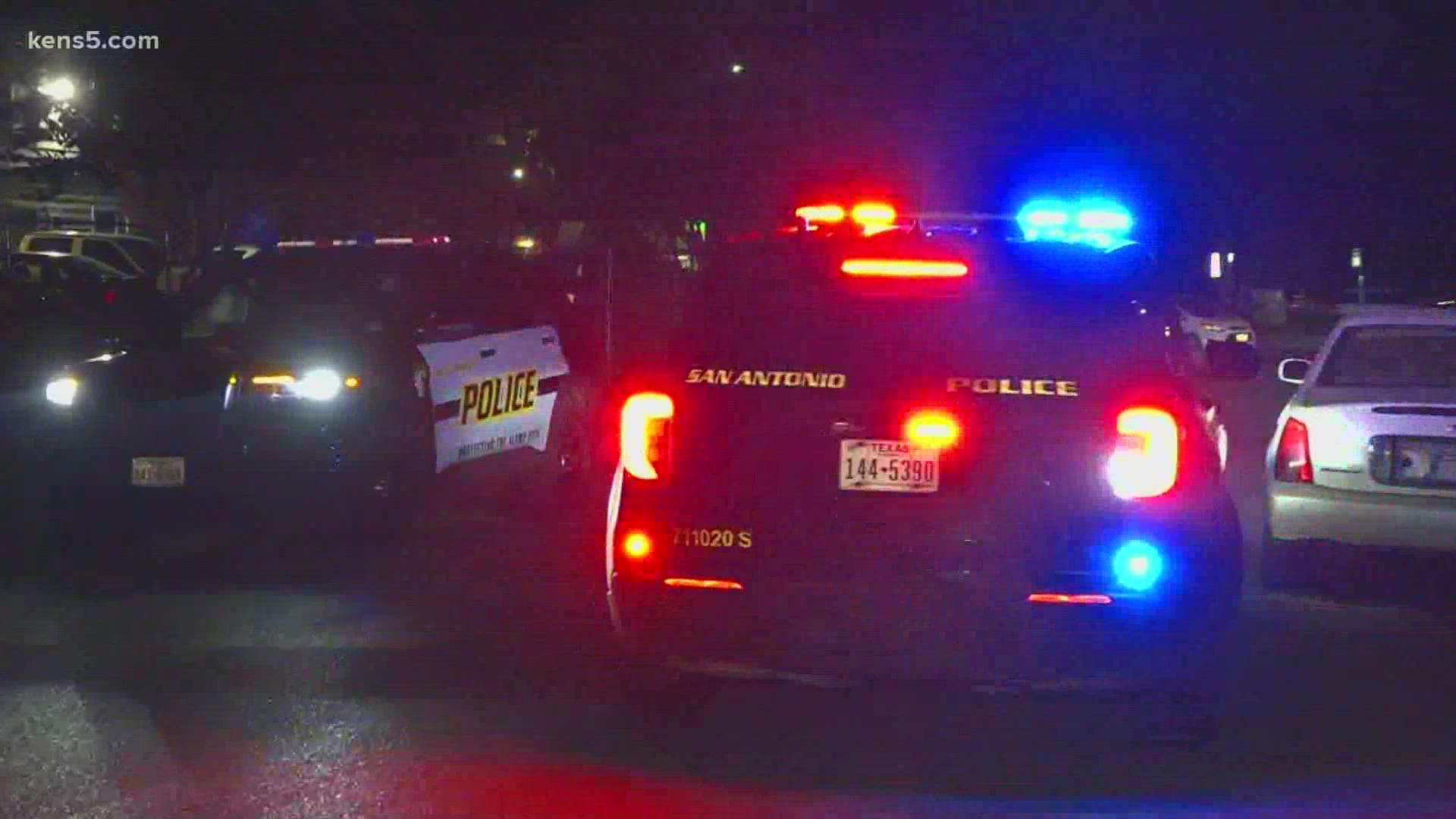 San Antonio police arrived at an apartment complex on Somerset Road around 10:30 p.m. to find a man had been shot in the parking lot.