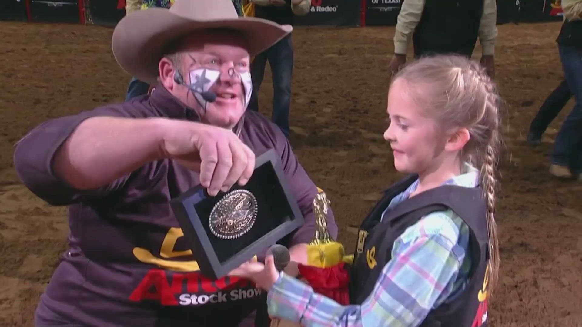 Mutton bustin will take place everyday at the rodeo.