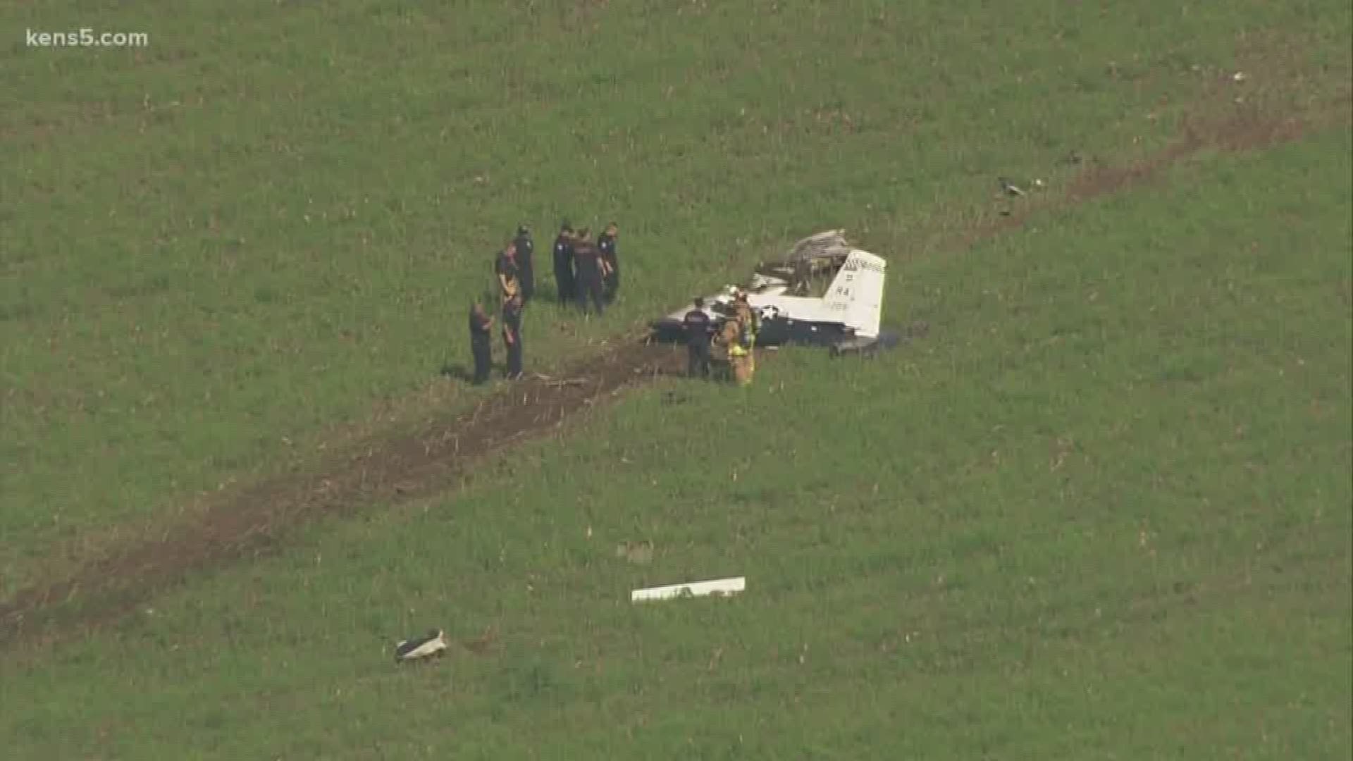 An Air Force plane crashed in northeast Bexar County on Tuesday. Thankfully, the pilots survived after ejecting from the aircraft before the plane hit the ground.