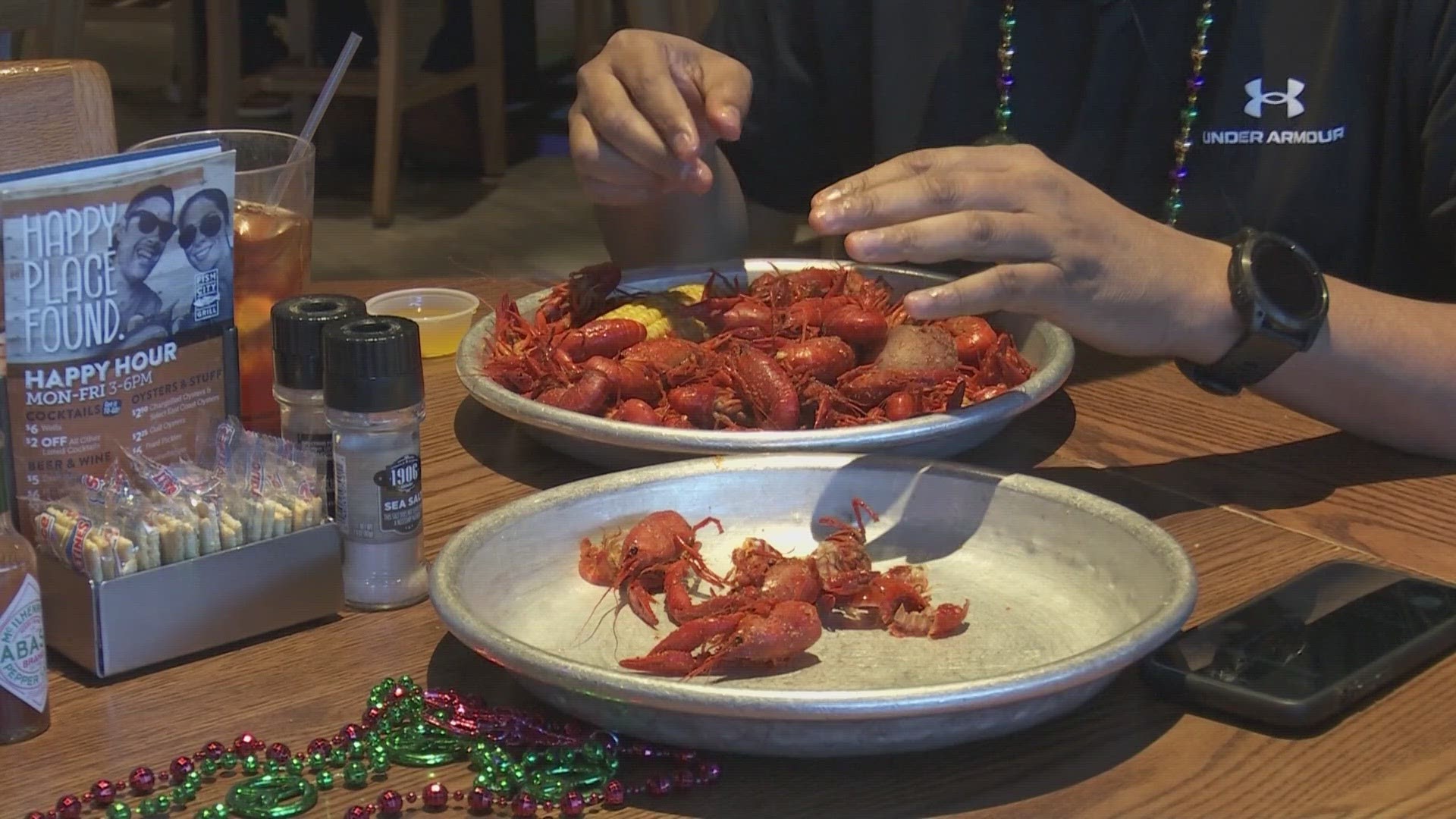 Shortage of crawfish during Mardi Gras in San Antonio