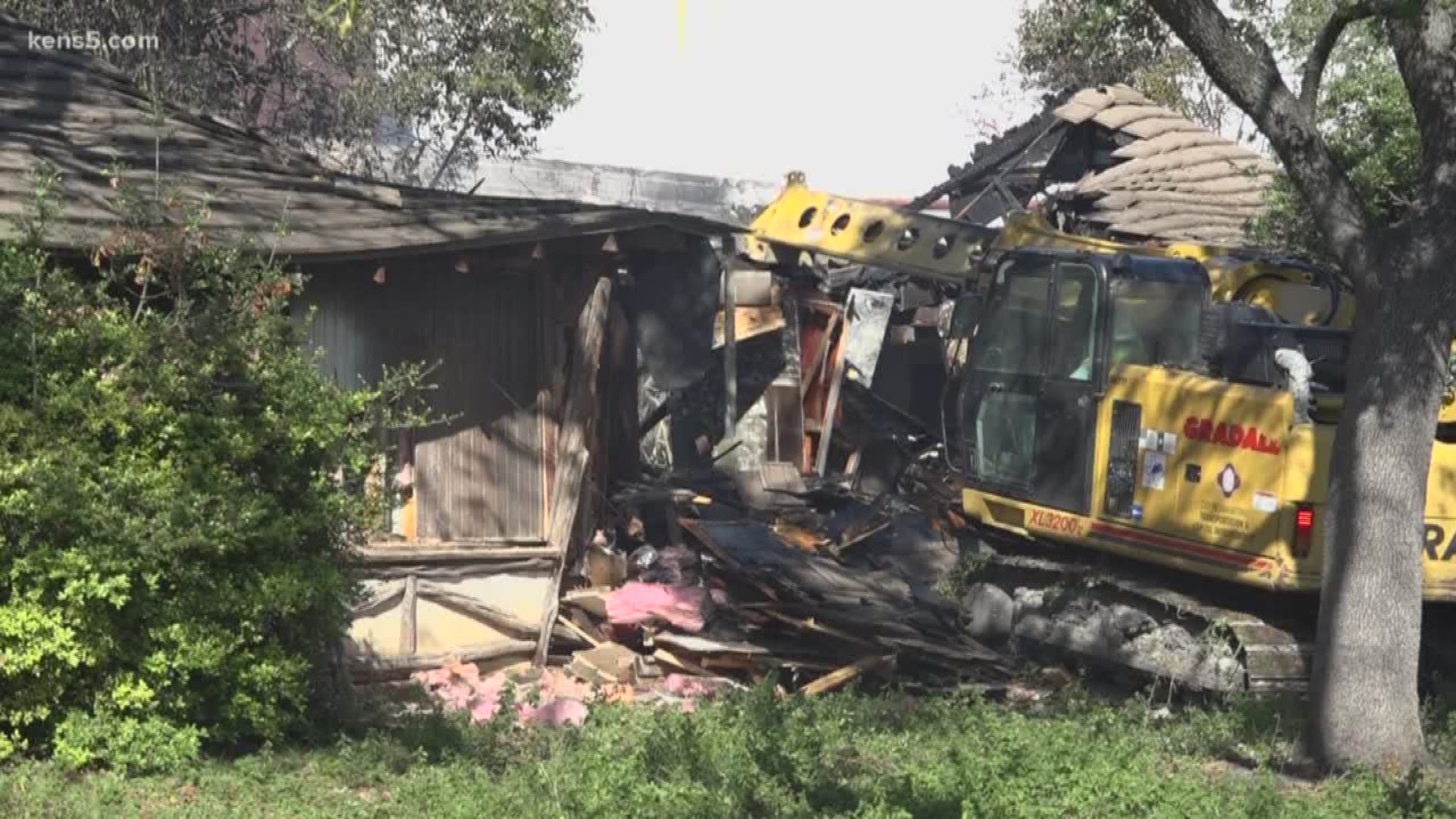 An iconic San Antonio building was destroyed in a fire. The city had to demolish the abandoned hall because of extensive damage.