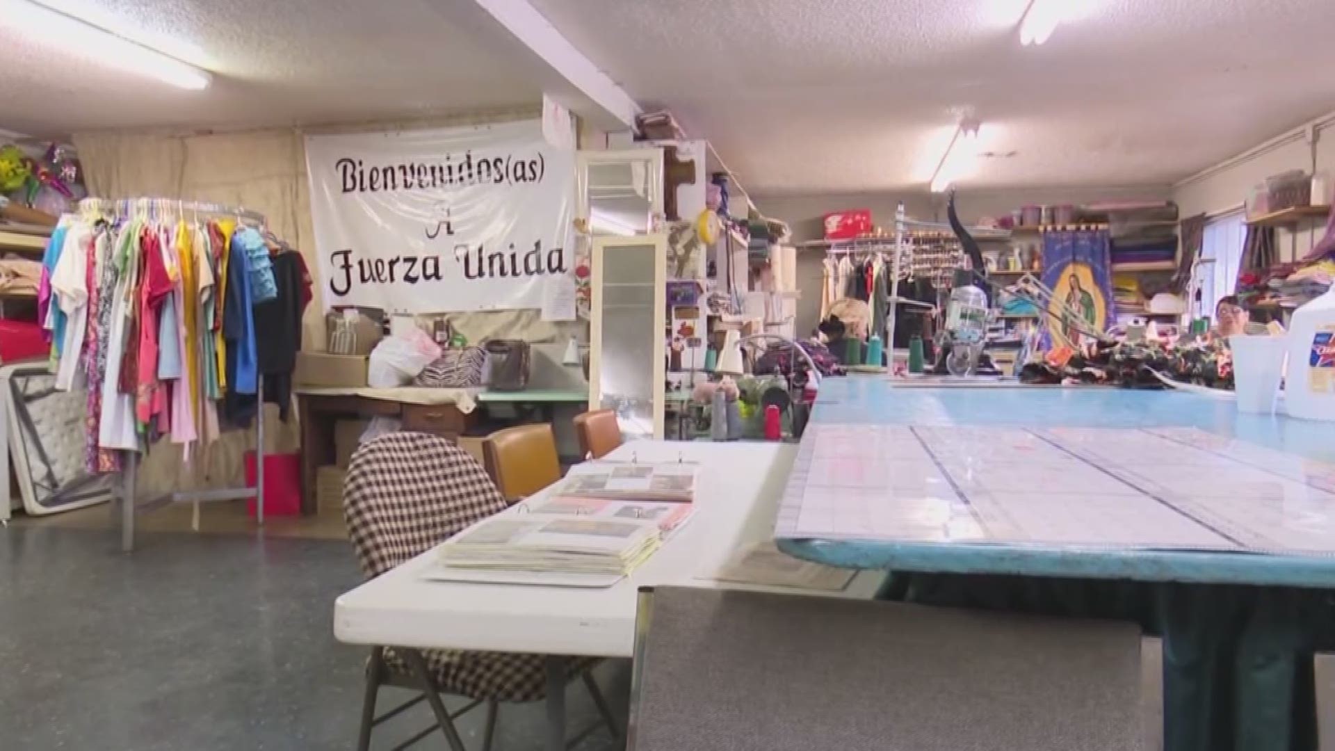 Local seamstresses from the shop Fuerza Unida are united in community and clothing.