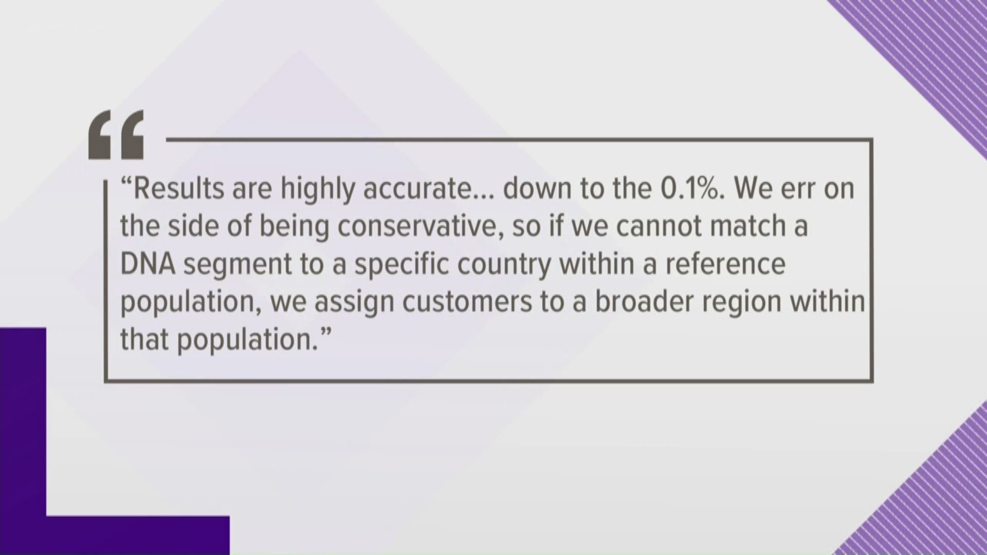 KENS 5 spoke to a representative of 23andMe and also a UTSA professor to compare their answers on the methodology used by one increasingly popular ancestry kit company.