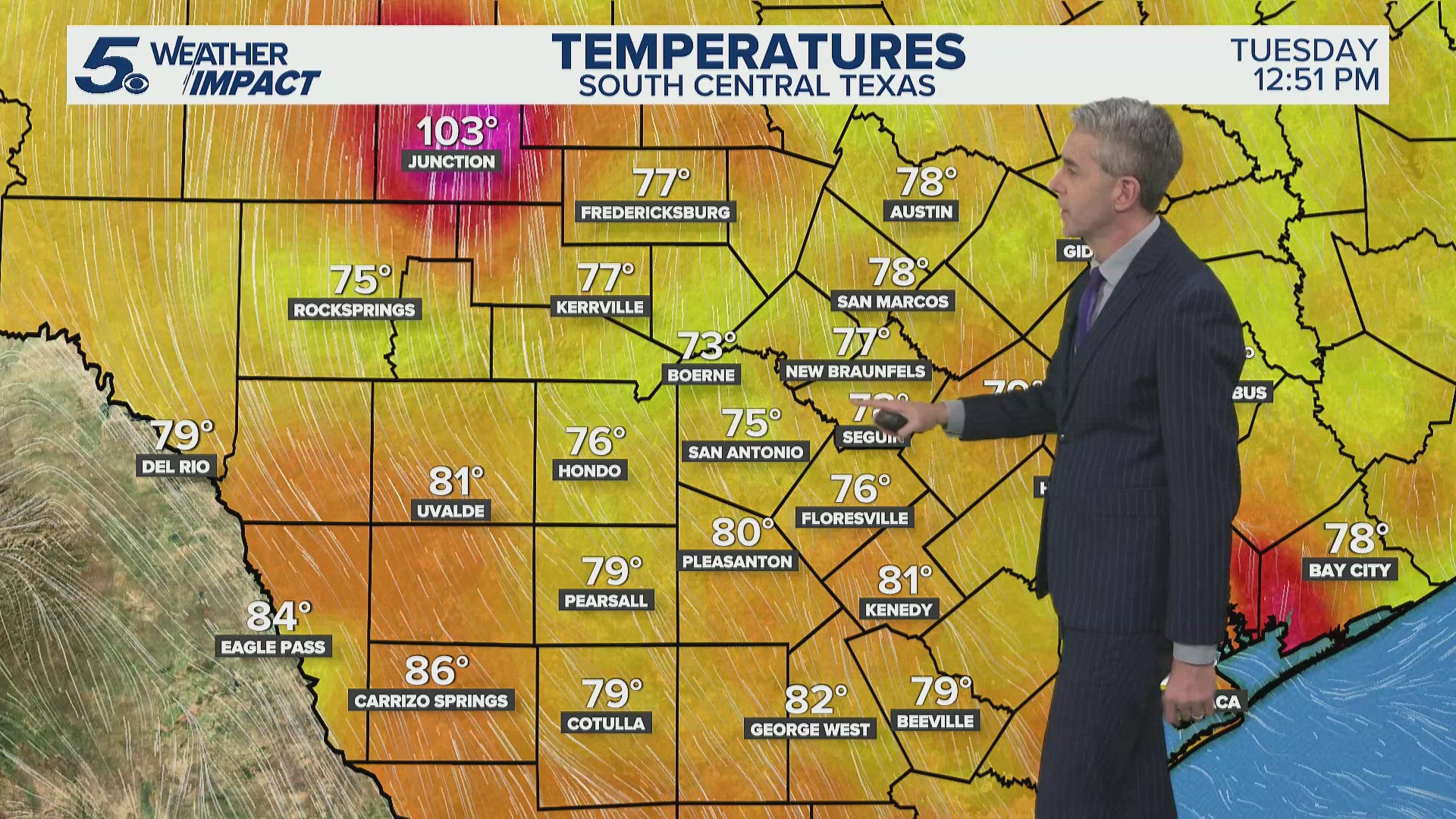 Sunny, warm temperatures through the week | KENS 5 Weather Impact ...