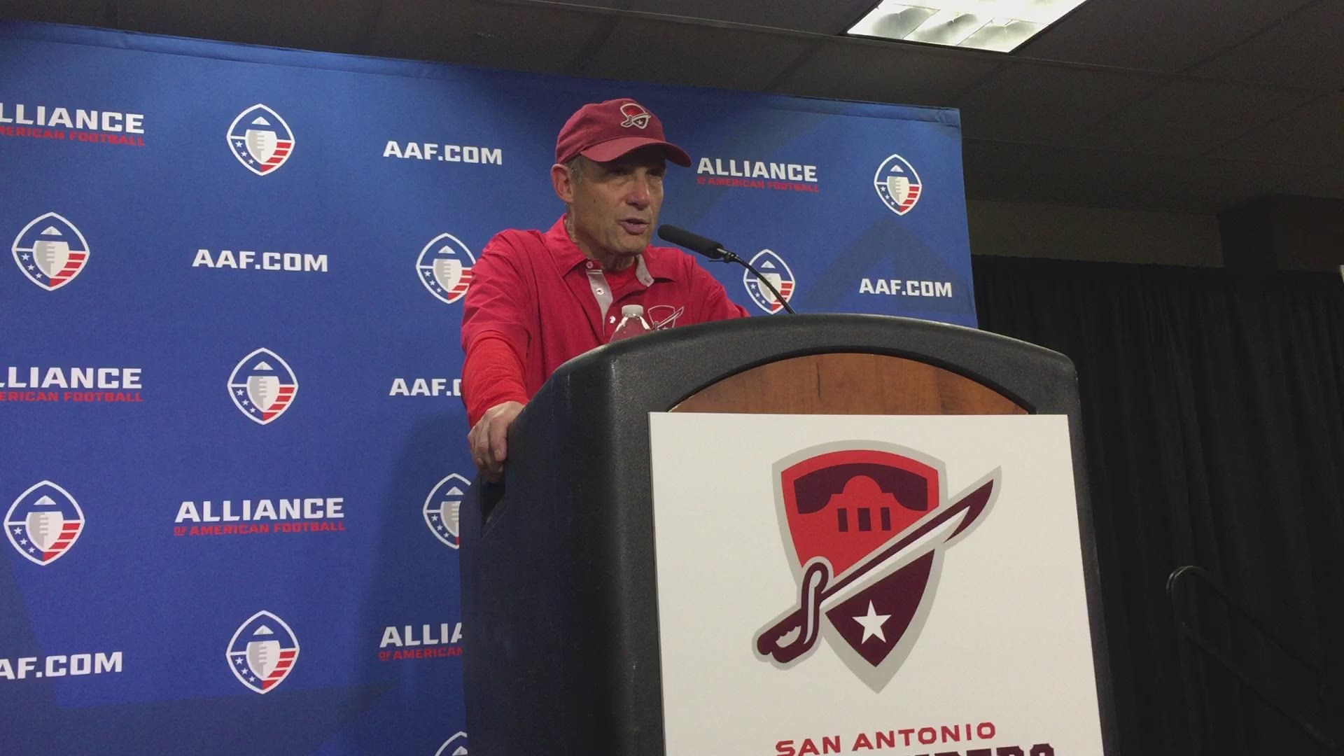 Commanders coach Mike Riley talks about Sunday's loss to Arizona