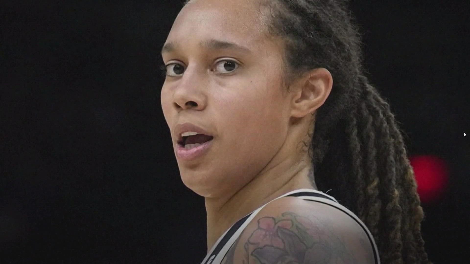Brittney Griner, 31, has been held in Russia since February on accusations of drug smuggling and has been officially classified as "wrongfully detained."