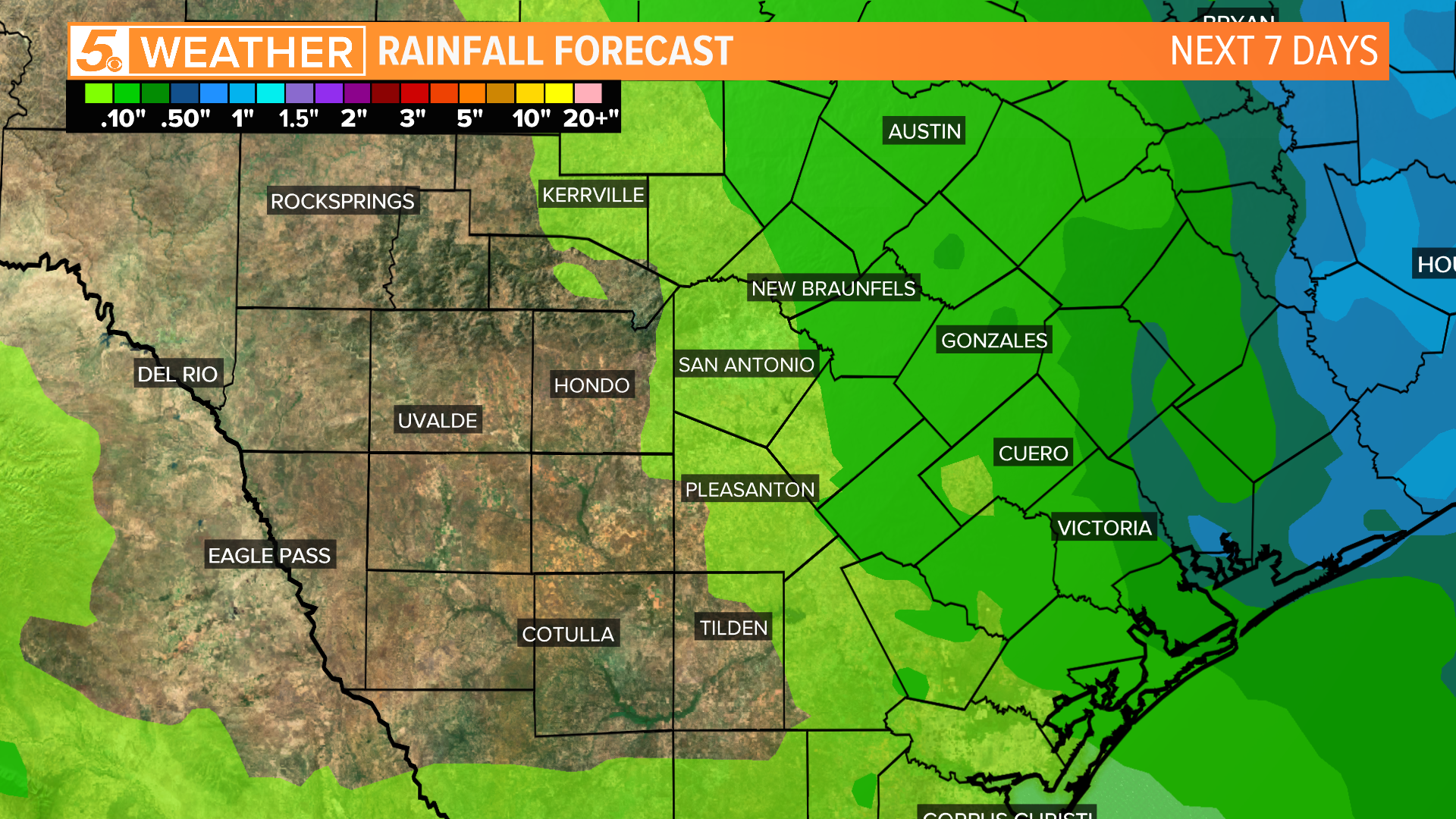 Severe weather possible in parts of South Texas Wednesday morning ...