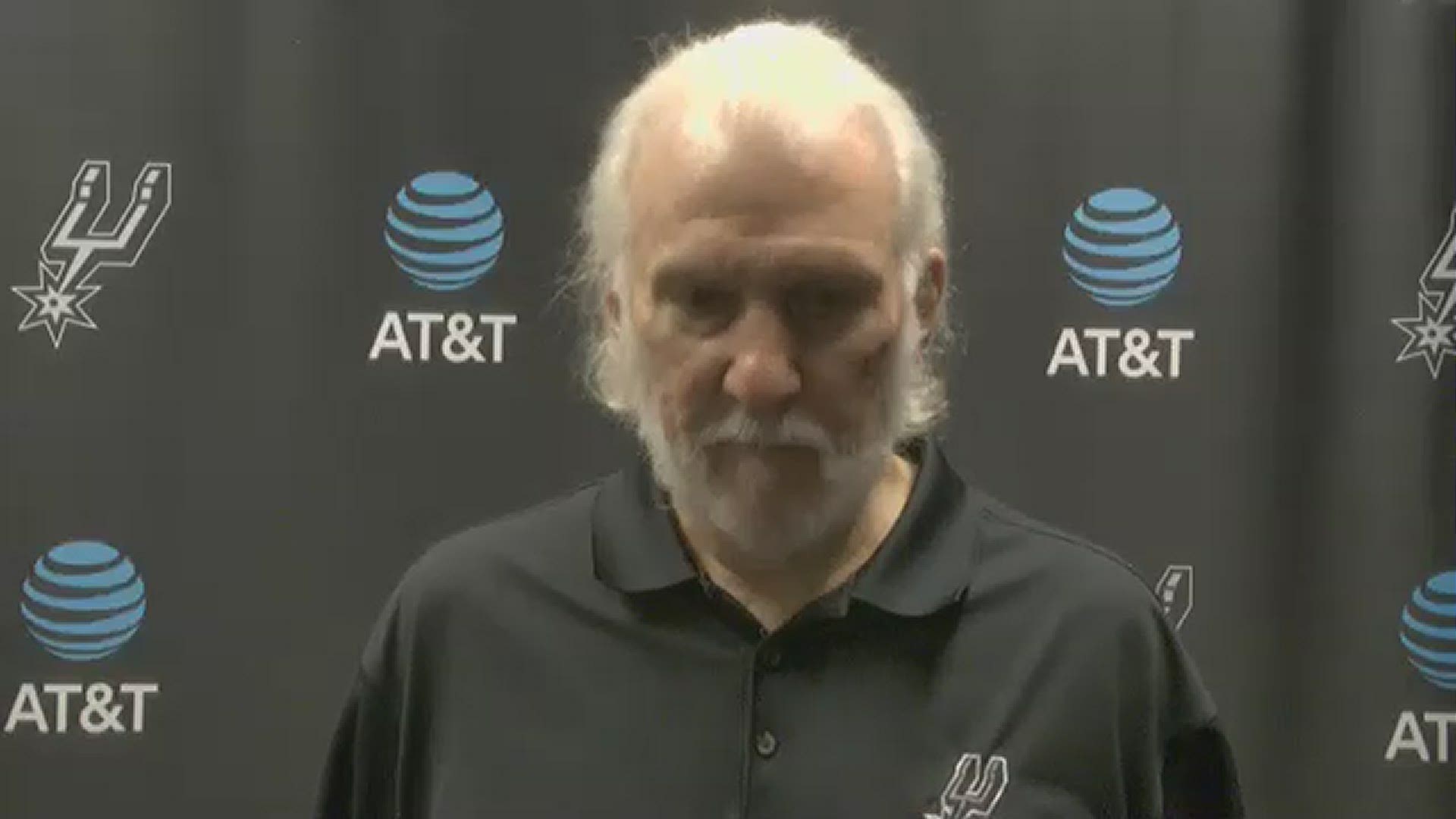 Pop talked about the team defense, Dejounte Murray's stellar game, and competing for a win against a solid opponent.