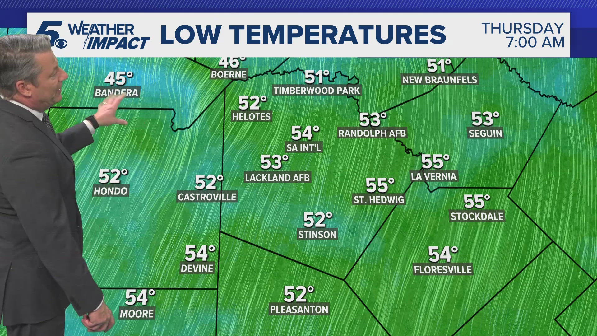 A stronger cold front is expected early next week.