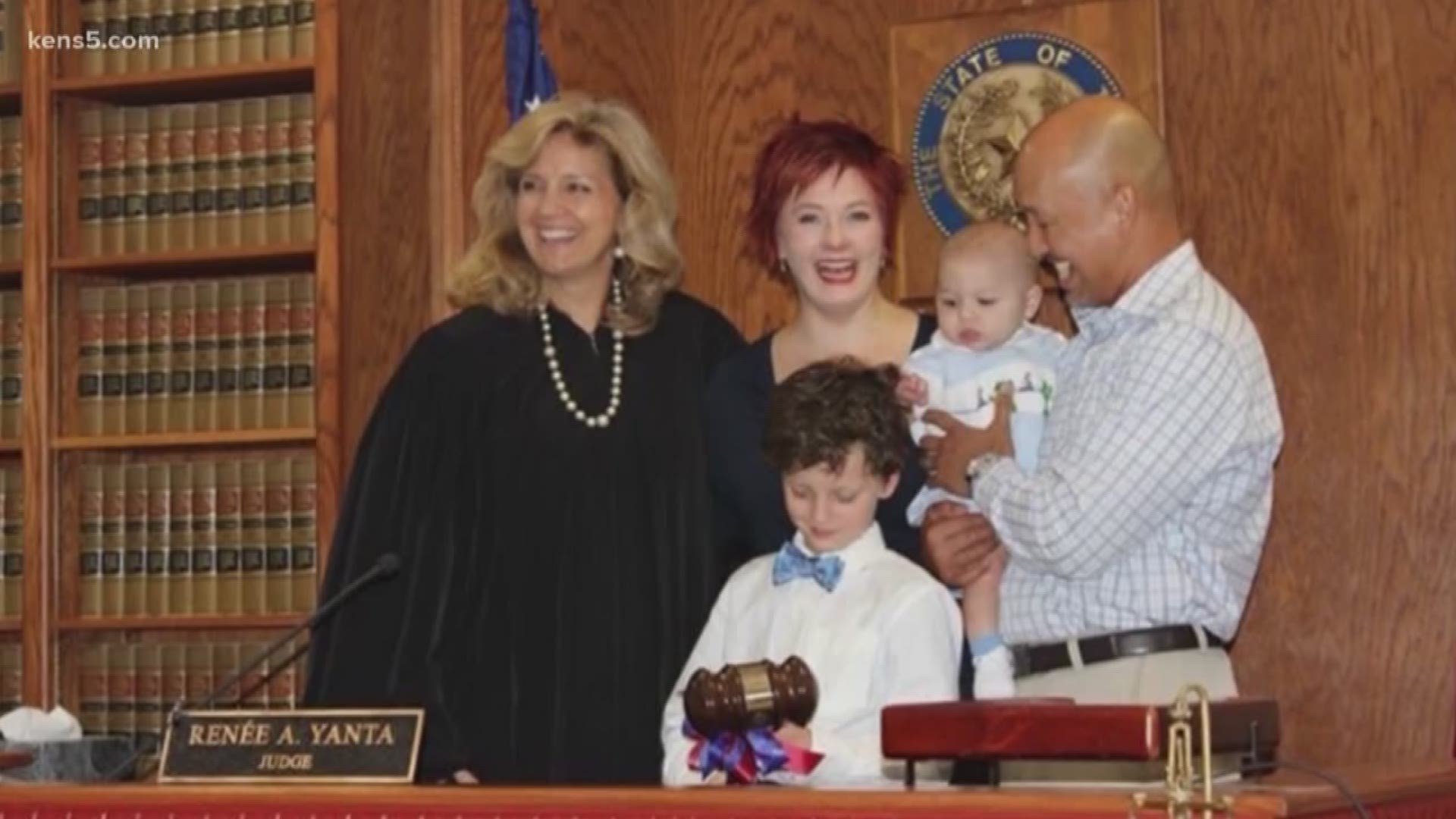 Bexar County District Court Judge Renee Yanta says that she enjoys being a part of special days when foster kids join their forever family.