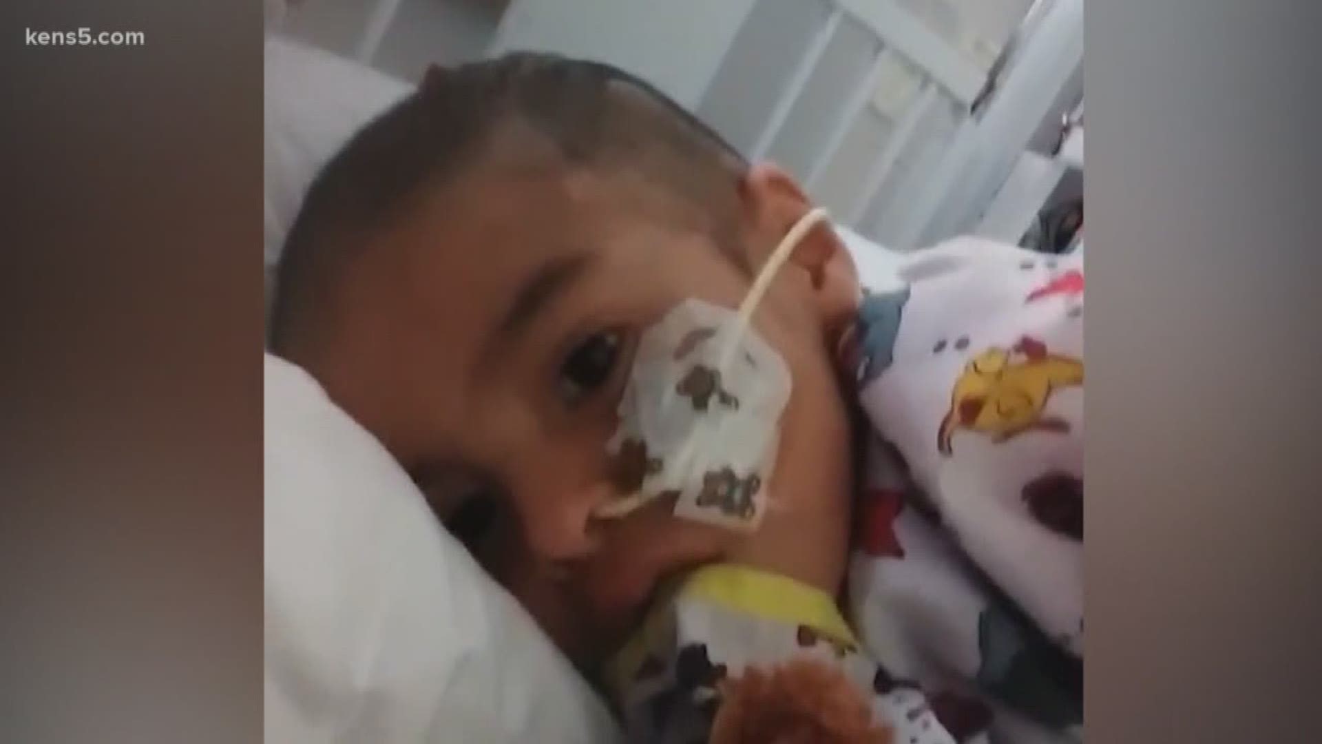 The family of a local 2-year-old diagnosed with a rare form of cancer says they are staying at the hospital to make sure he gets the treatment he needs to fight for his life.