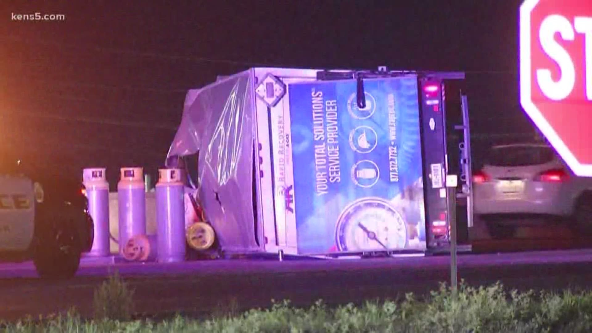 Police say a tow truck and a box truck collided around 3 a.m. this morning.