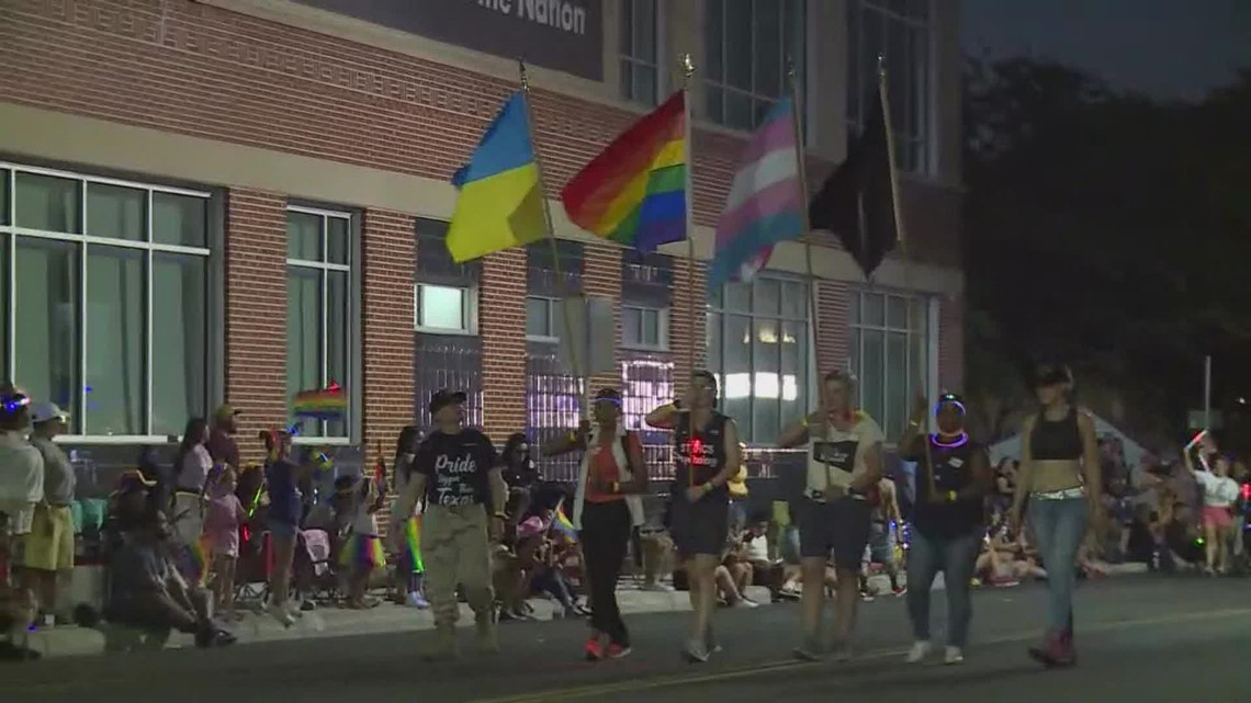 Pride celebrations took place around San Antonio Saturday night
