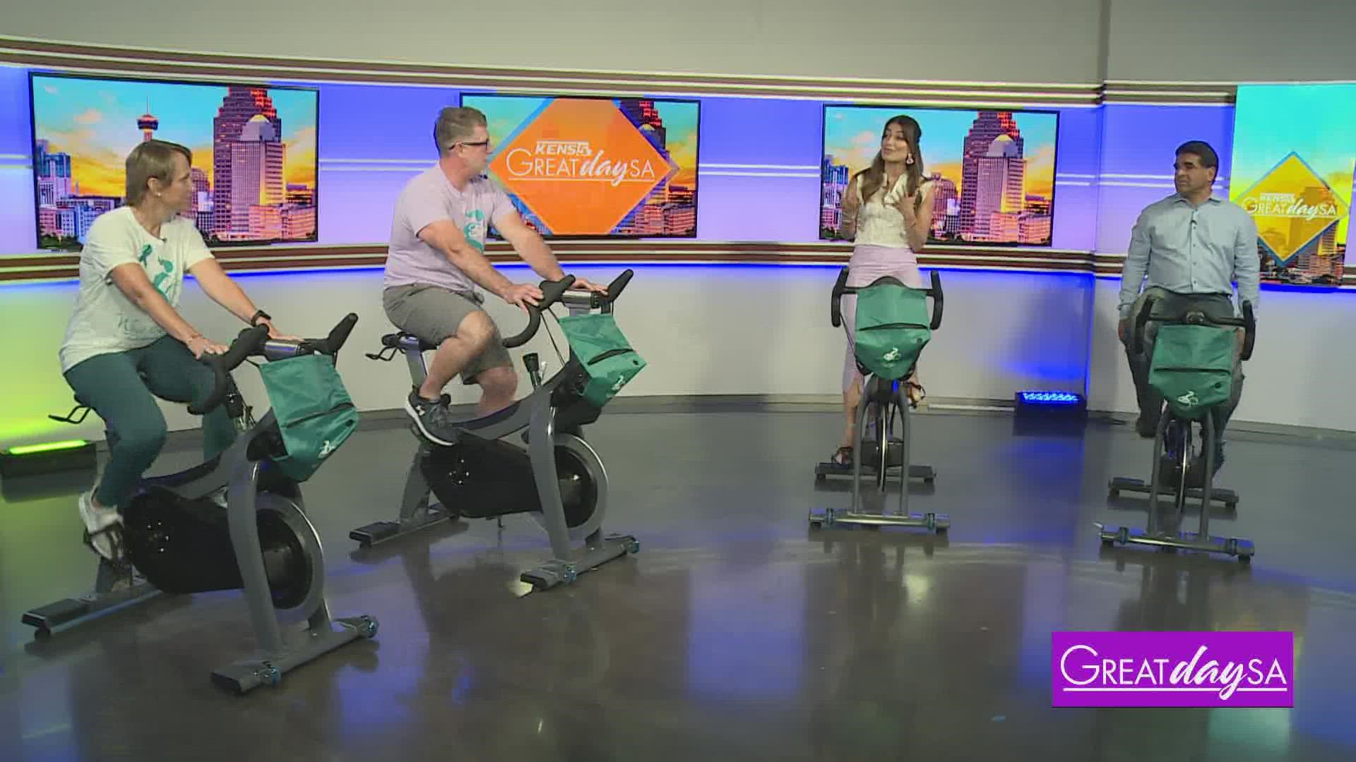 Ride for ovarian cancer awareness in ' Wheel to Survive' at Joyride Cycling + Fitness