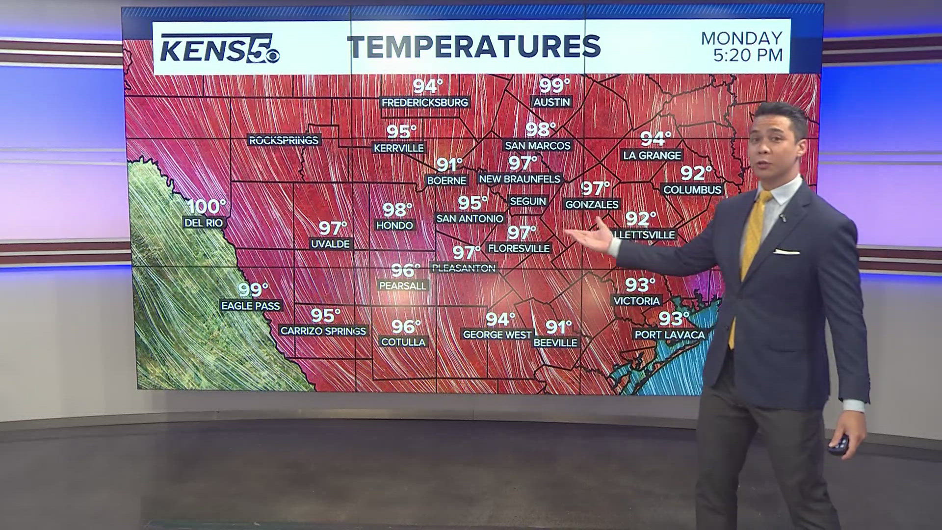 Weather to stay hot and sunny through beginning of the week | KENS 5  Weather Impact Forecast