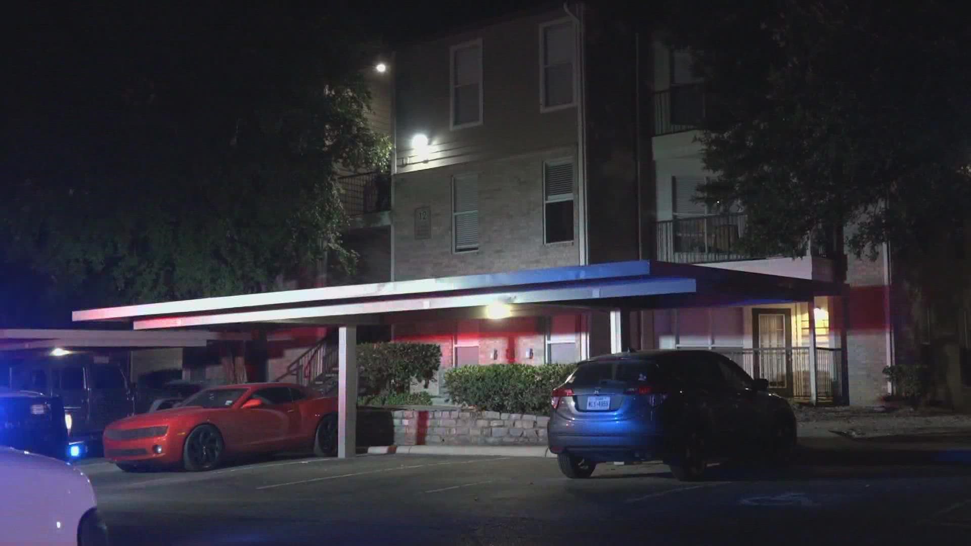 Police say two masked men kicked in the door of an apartment unit and shot a man. He died from his injuries.