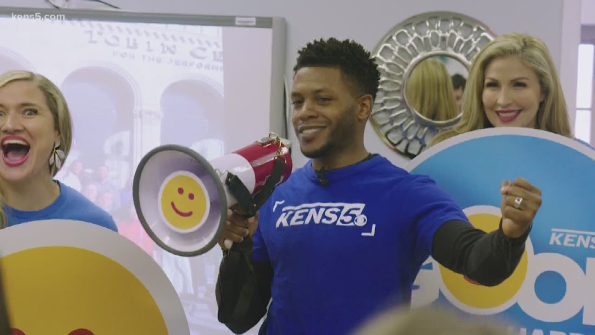 Eyewitness News reporter Jon Coker and our Champion AC Kindness Crew go to the San Antonio Life Academy to spring the surprise for our latest "Good Things Happen!"