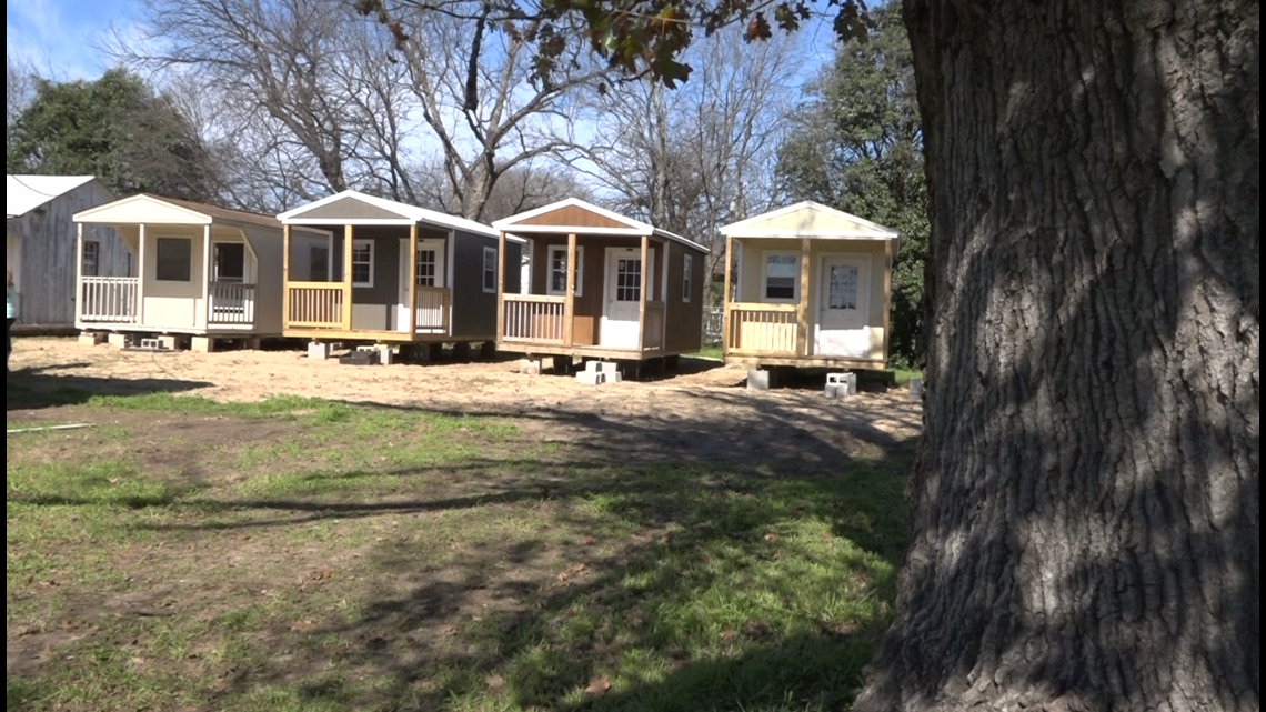 San Antonio pastor provides tiny homes for homeless